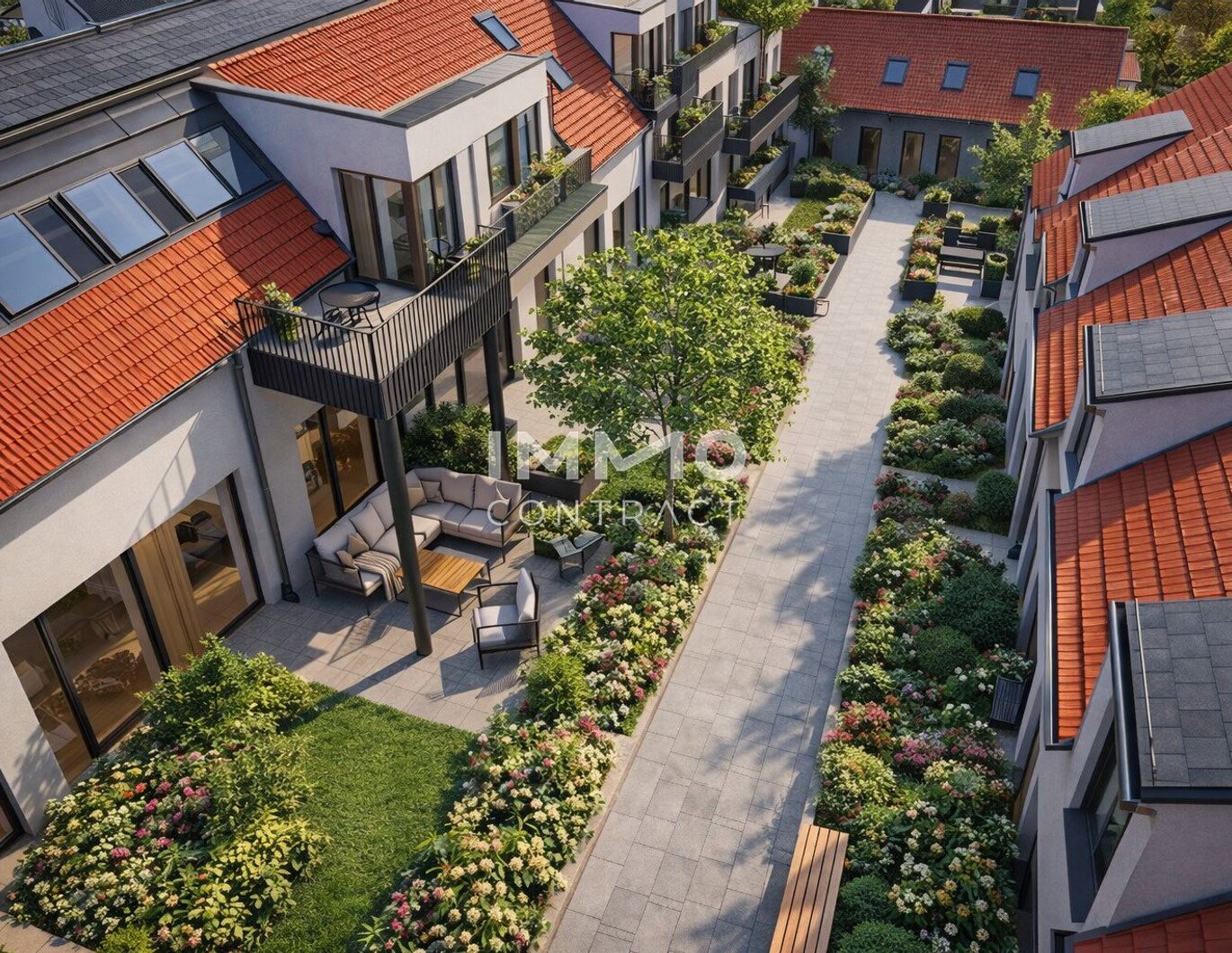 Exklusives Reihenhaus mit großzügigem Südost-Garten - provisionsfreier Erstbezug AM LIESINGBACH