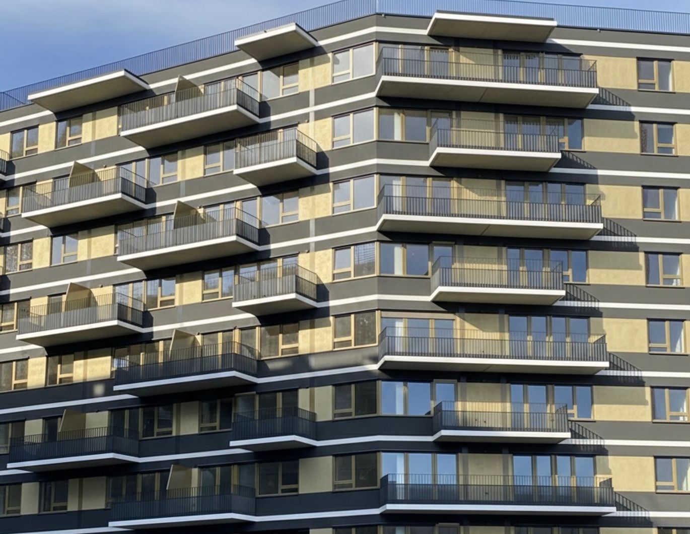 Erstbezug im Village im Dritten - Sonnige 2-Zimmer-Wohnung mit Balkon & Kühlung