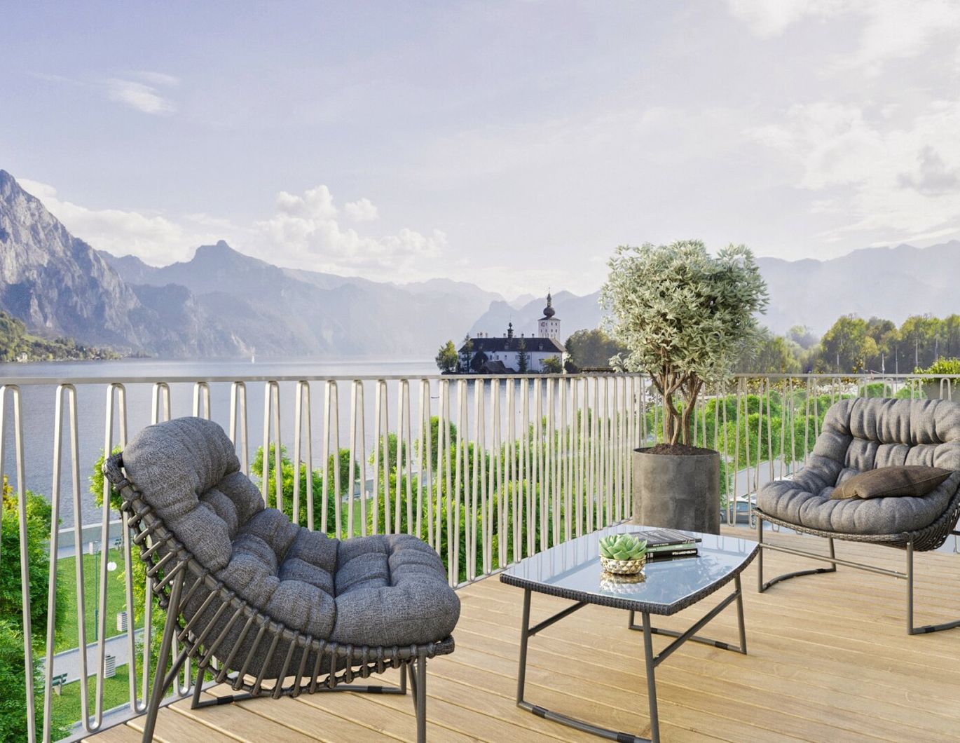 Exklusives Penthouse mit atemberaubendem Seeblick in Gmunden