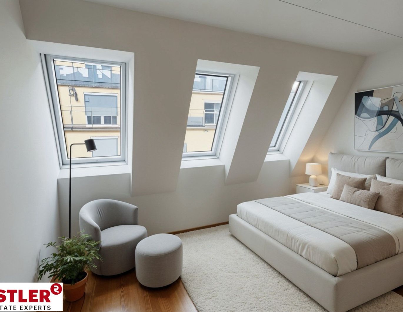 Dachgeschoss-Wohntraum - 3-Zimmer mit Balkon - Nähe Kutschkermarkt