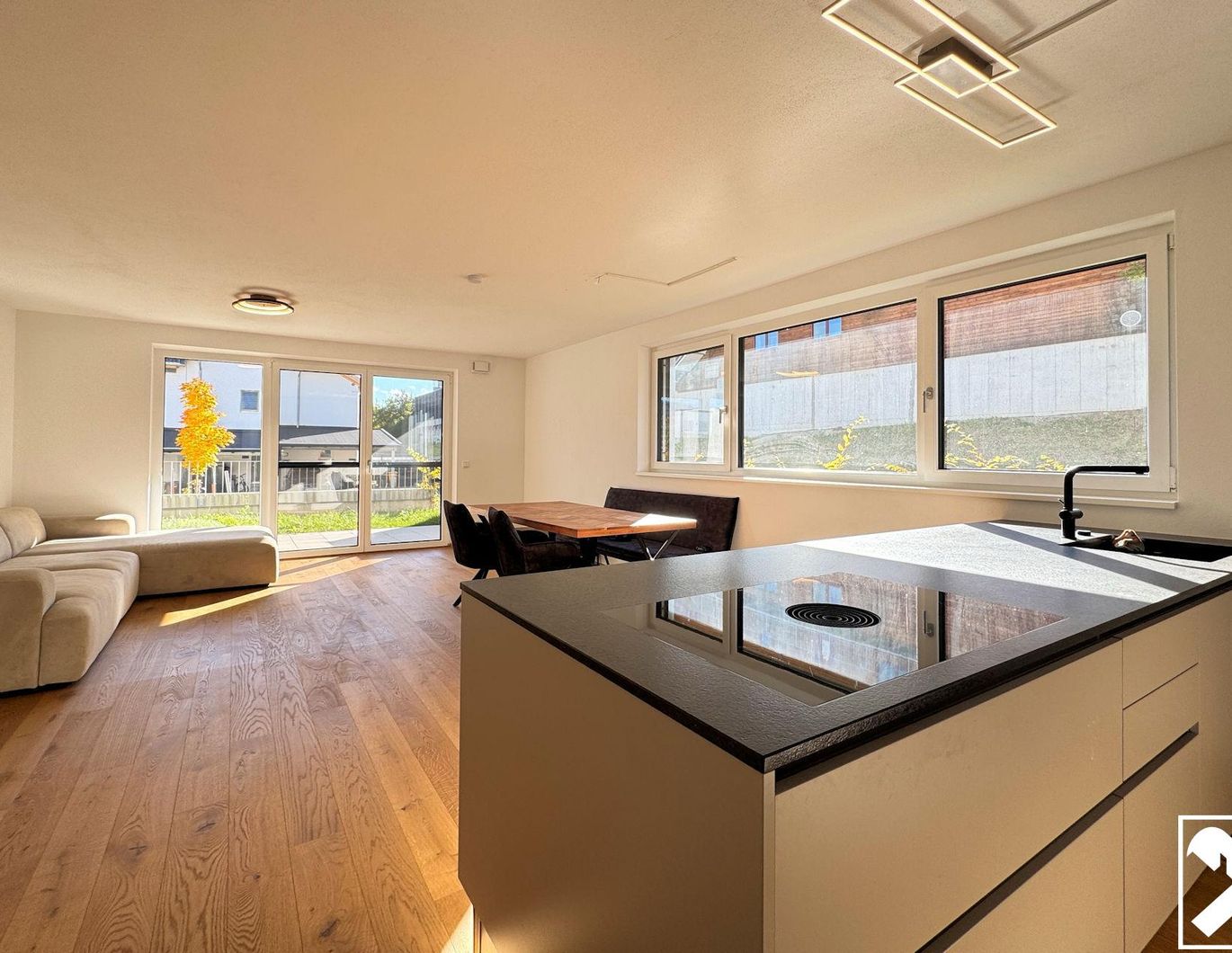 Moderne 2-Zimmer-Gartenwohnung