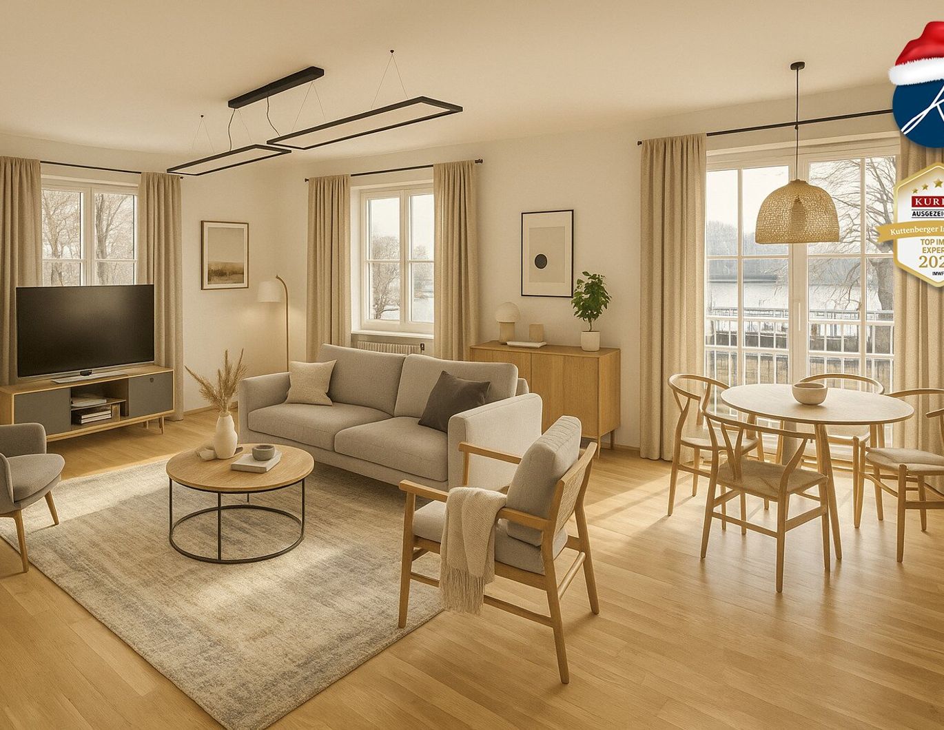 5-ZIMMER MIETWOHNUNG IN SCHÖNER LAGE VON KREMS-STEIN MIT BALKON UND DONAUBLICK