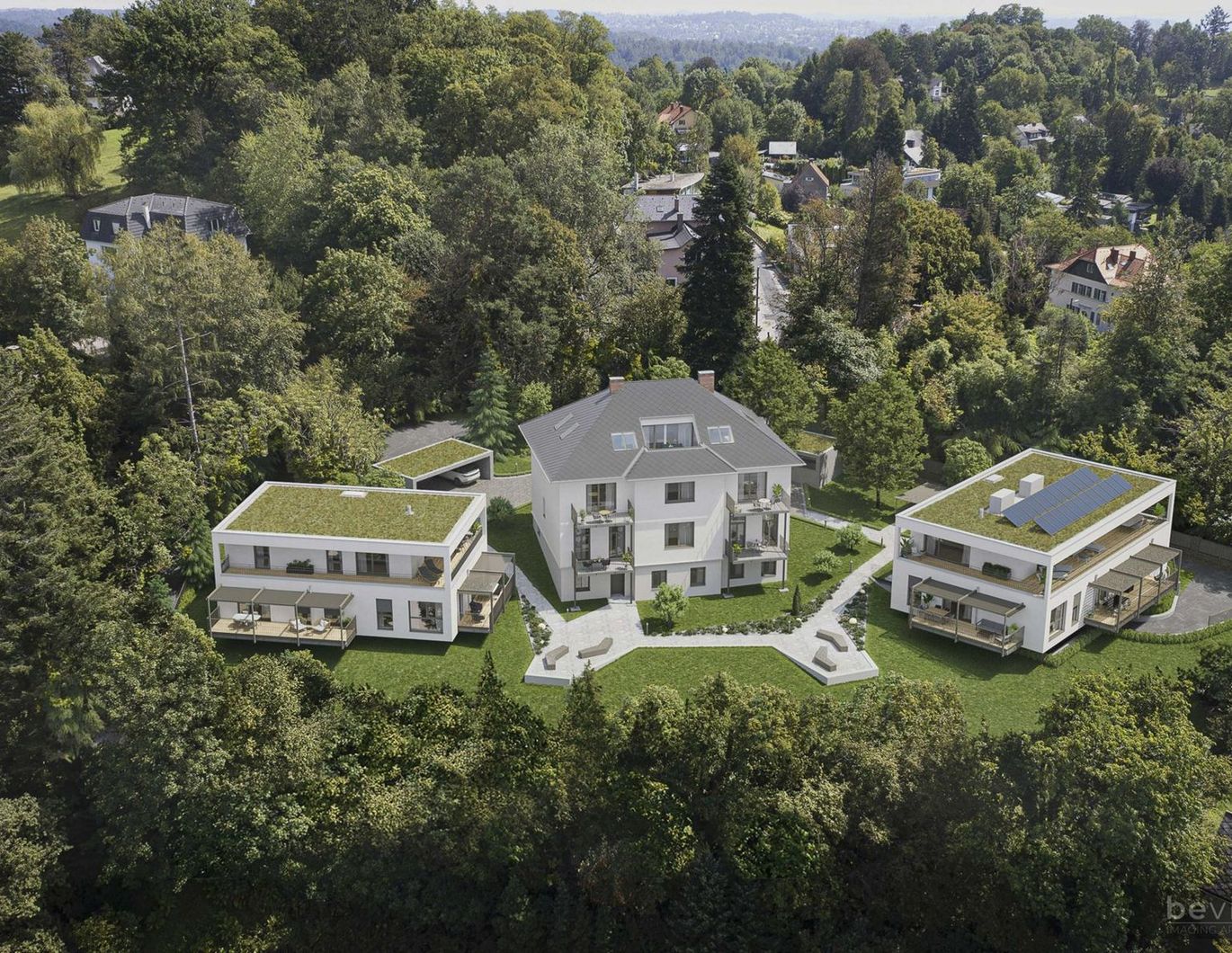 Exklusive Wohnung mit Terrasse, Projekt Rosenberg, geplante Fertigstellung 2027