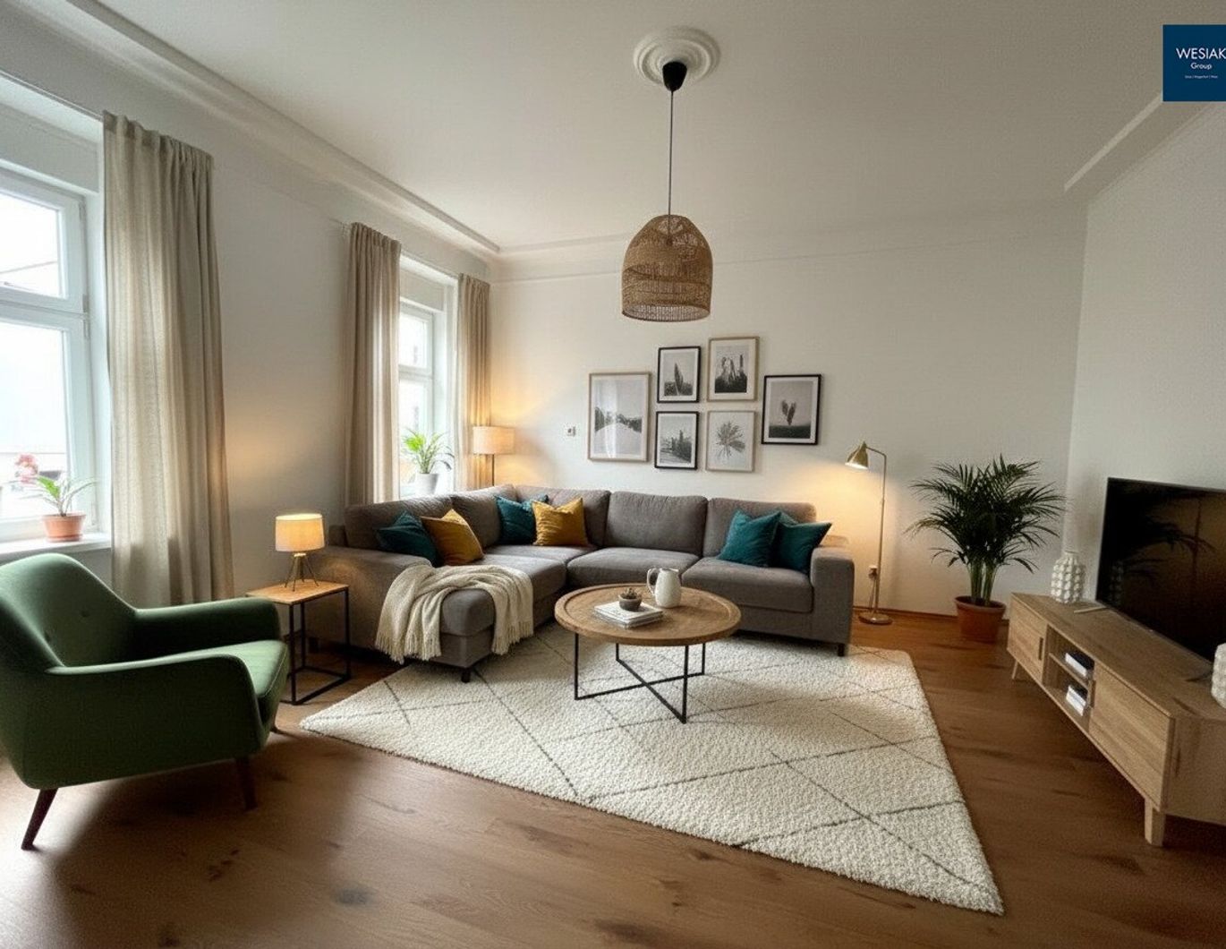 Keplerstraße 47/1 - 3,5 Zimmer- Helle Altbauwohnung mit Balkon - 1 Monat mietfrei