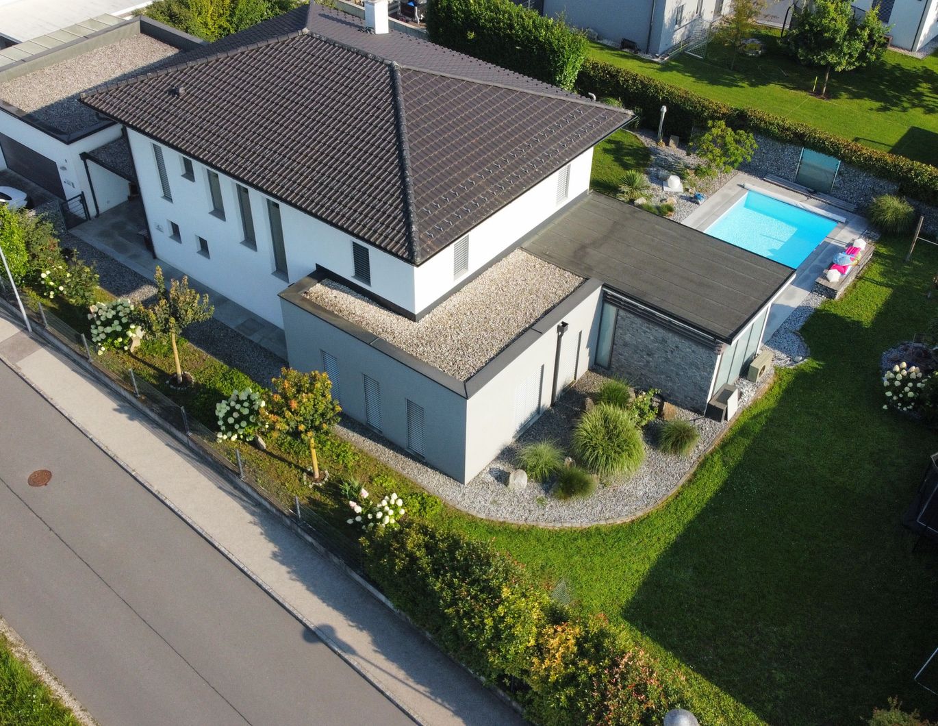 Marchtrenk: Wohnen mit Stil - top modernes Einfamilienhaus in attraktiver Lage