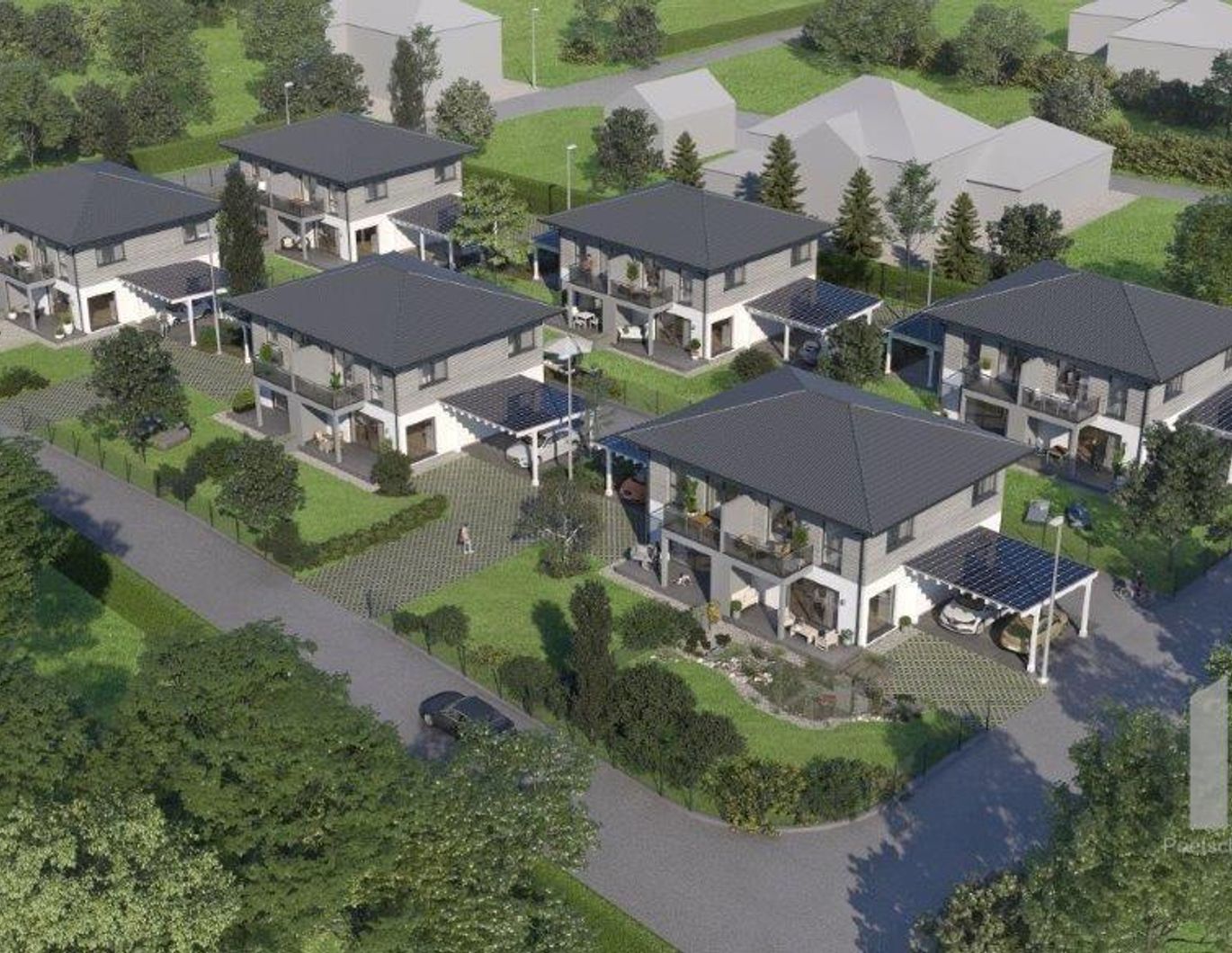 Bezugsfertig / Doppelhaushälfte Neubau