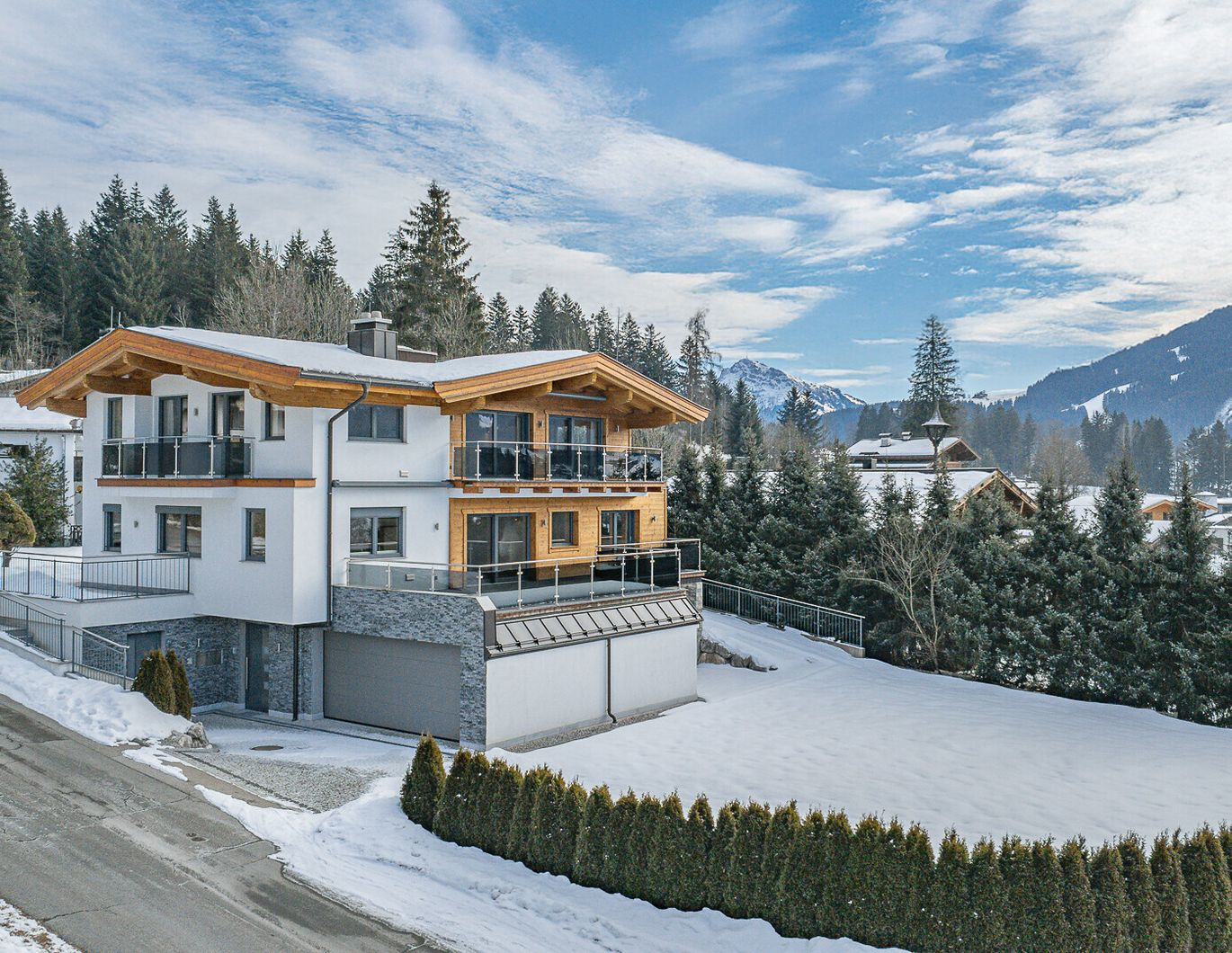 Großzügiger Neubau mit Panoramablick am Fuße des Wilden Kaisers