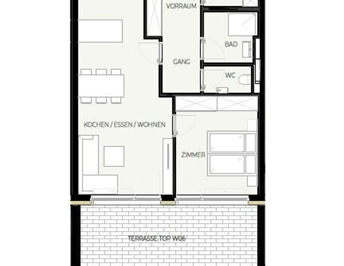 Provisionsfrei: 2-Zimmerwohnung (Top W06) - Jenbach SONNJOCH