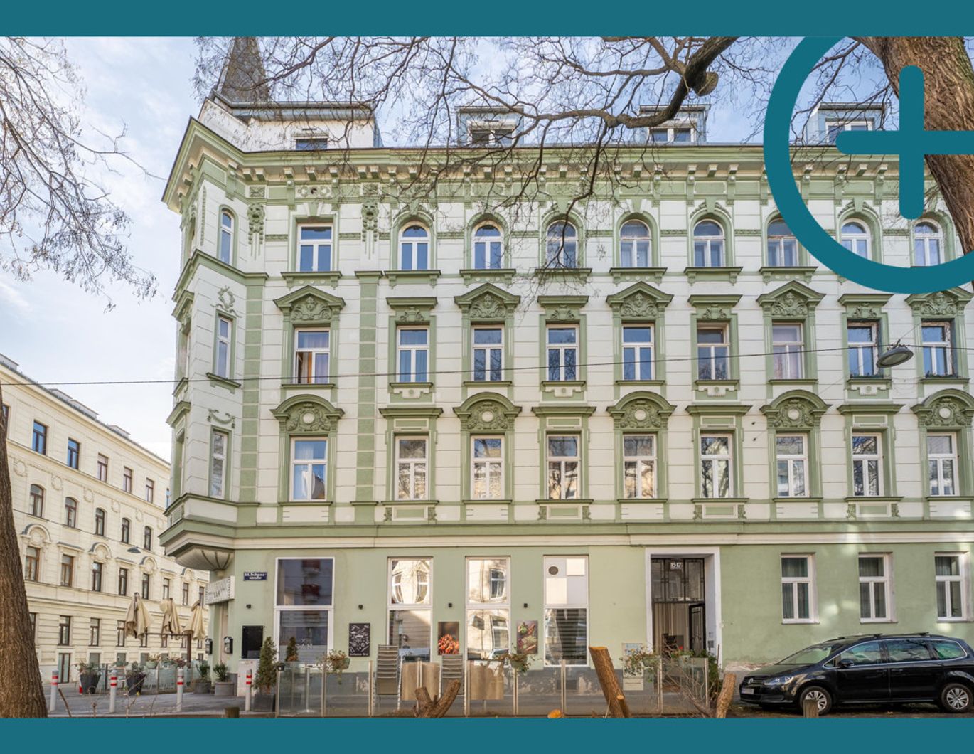 Unbefristet mit 88-jährigen Mieter: 2-ZIMMER ALTBAUCHARME