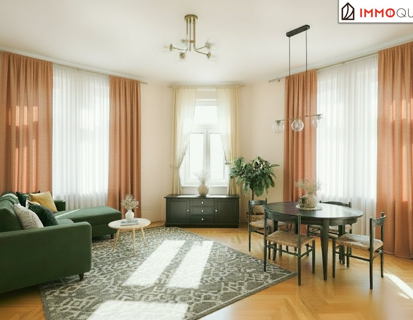 Zuhause mit Wiener Handschrift - 2-Zimmer-Wohnung im 3. Stock mit Fischgrätparkett, Charme & südlicher Ausrichtung