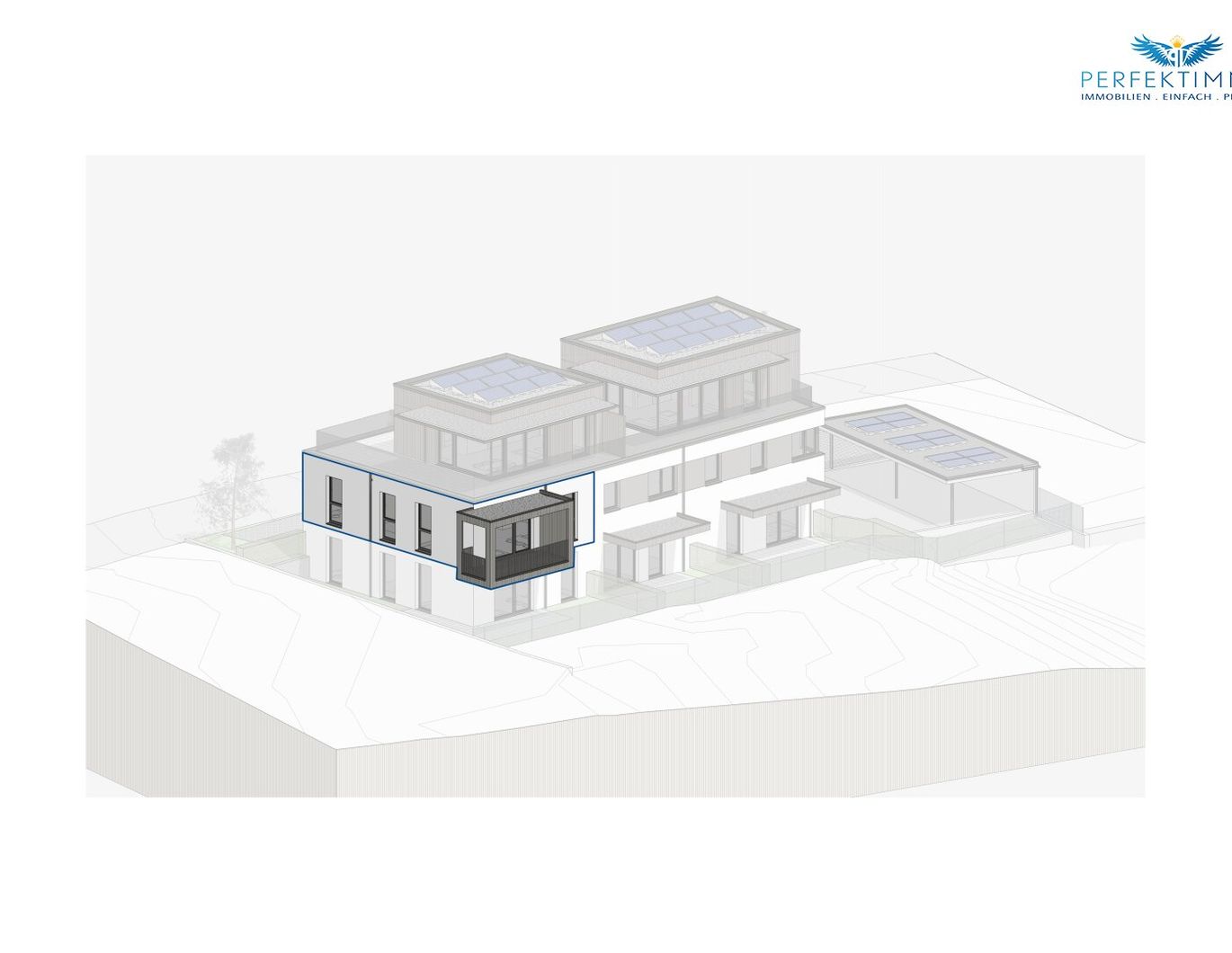 Neubau: 3-Zimmer-Wohnung mit großem Balkon Top 6