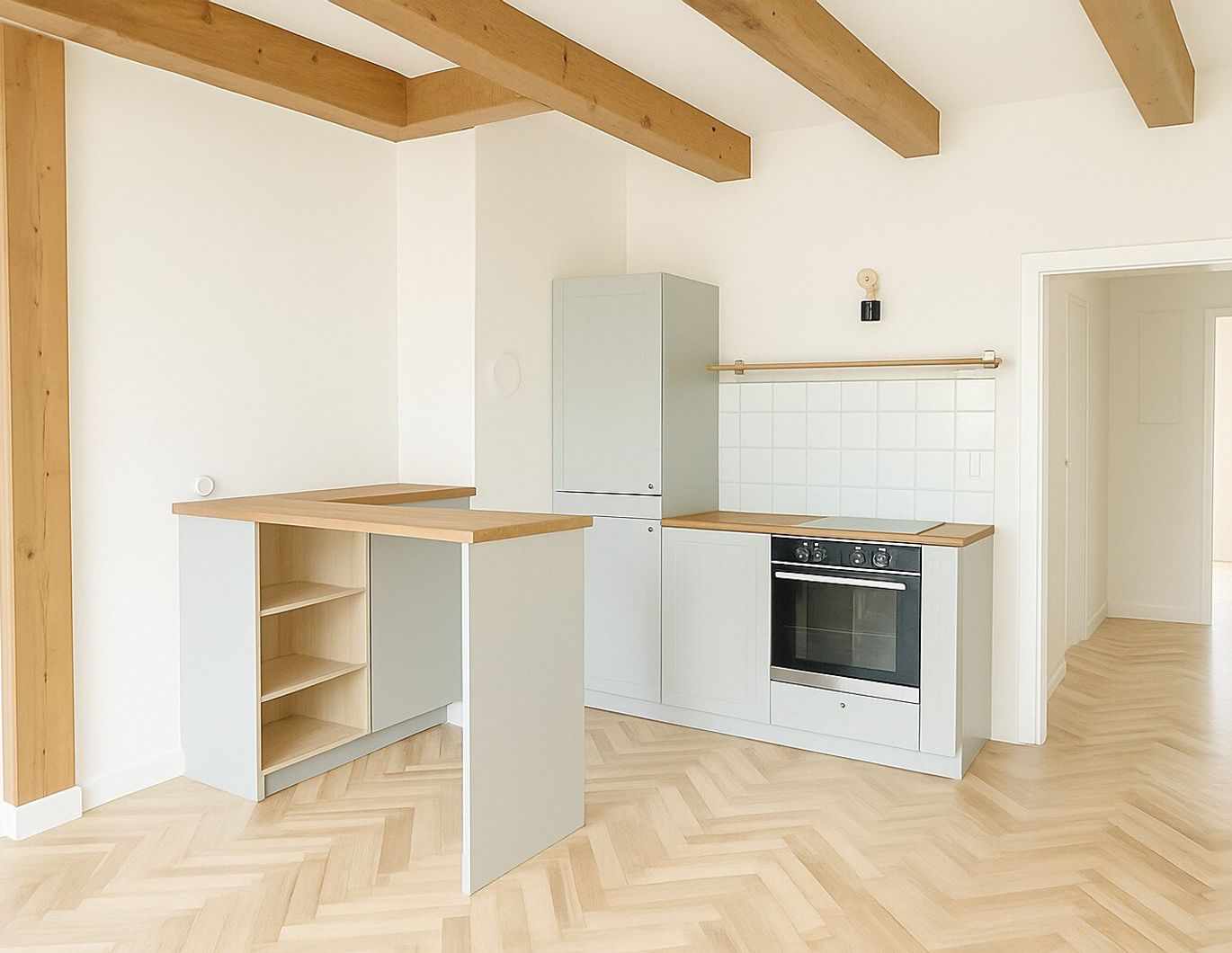 Schmuckstück am Fuße des Schlossbergs: Wunderschön sanierte 2-Zimmer Dachgeschoss-Wohnung in zentraler Lage Graz!