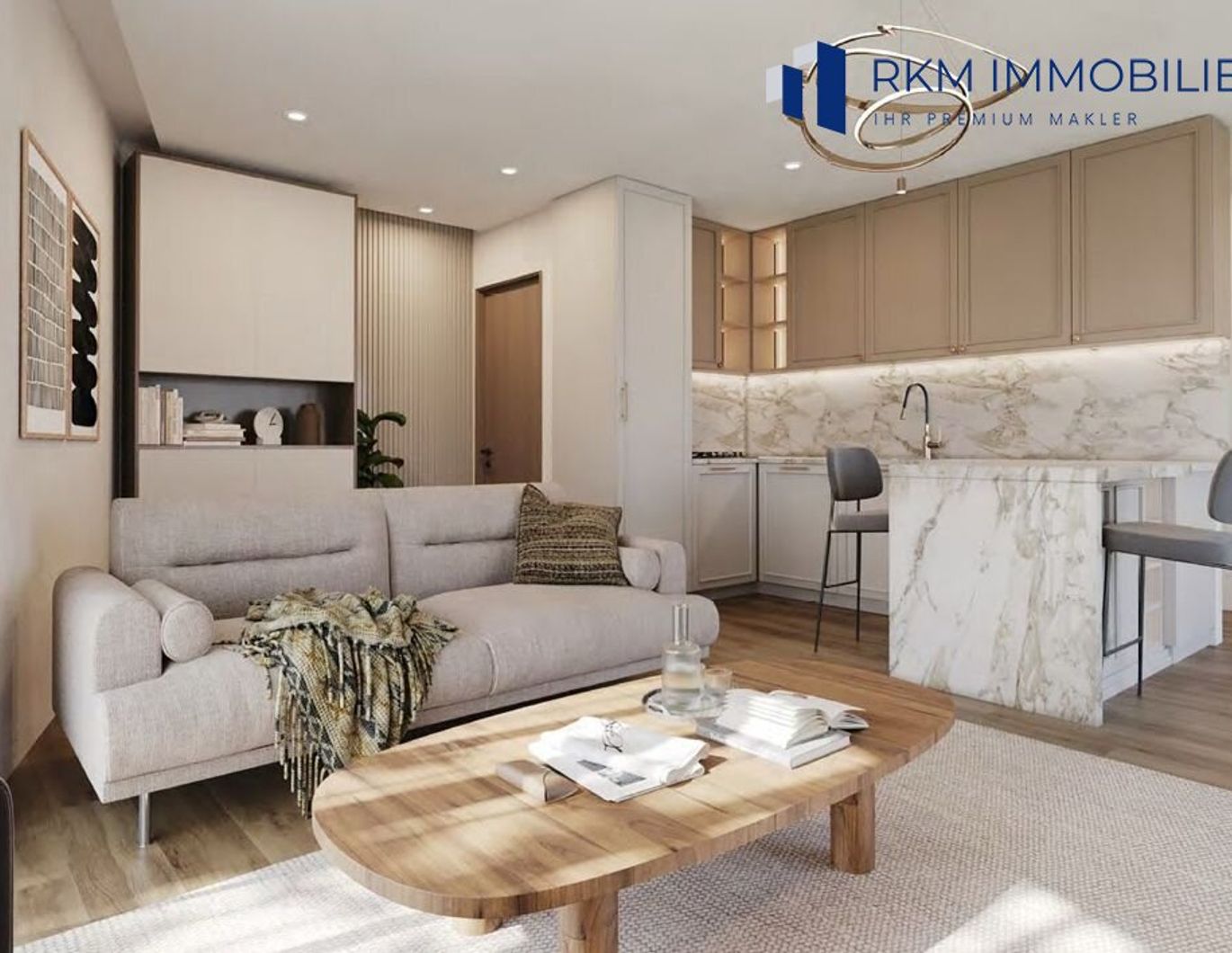 2-Zimmer-Neubauwohnung mit guter Verkehrsanbindung und Naturnähe!
