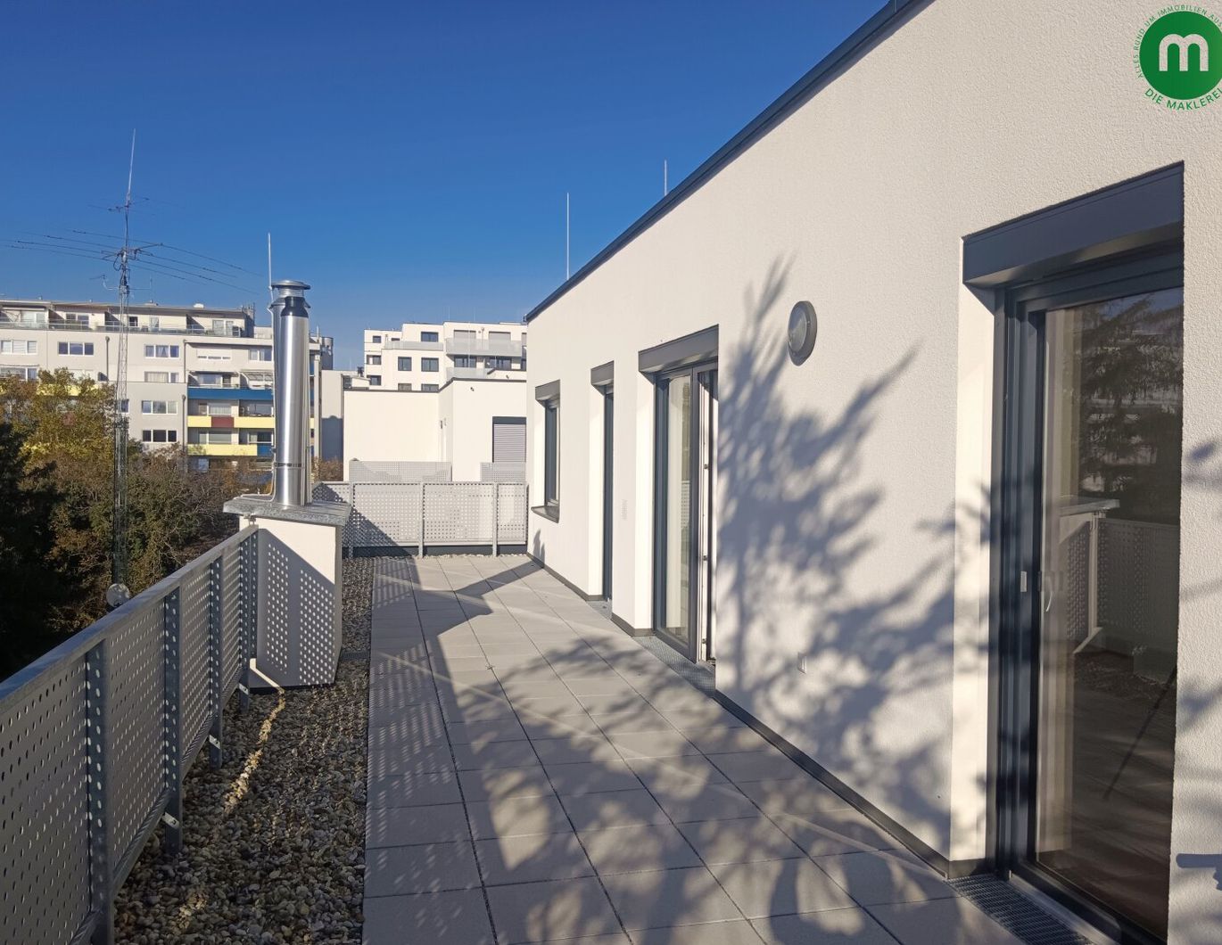 Herrlich hell und mit 49 m² Freifläche - 3 Zimmer Wohnung nahe Badner Bahn