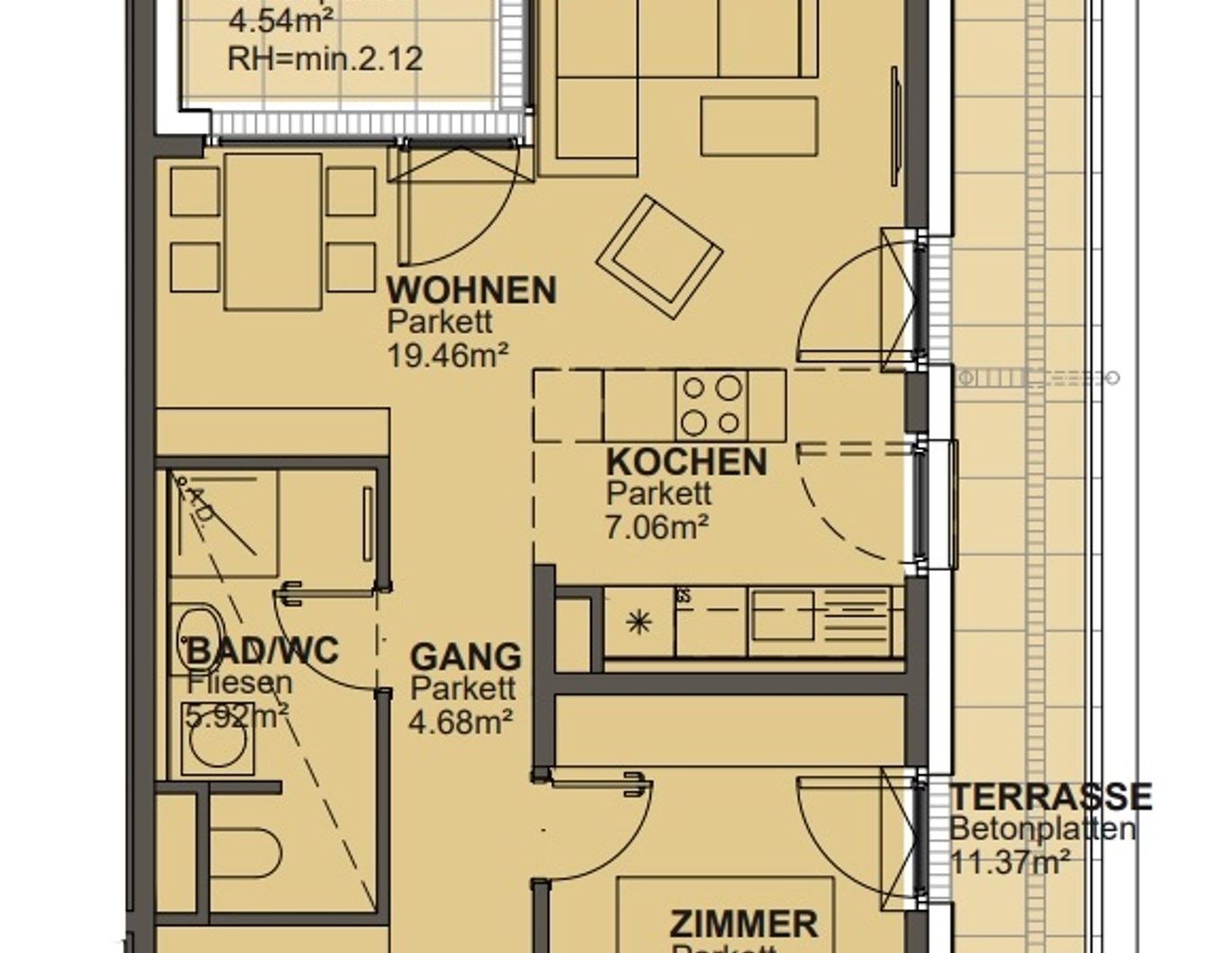 AKTION - 1. Monat Mietfrei - nähe Marchfeldkanal - Baujahr 2021