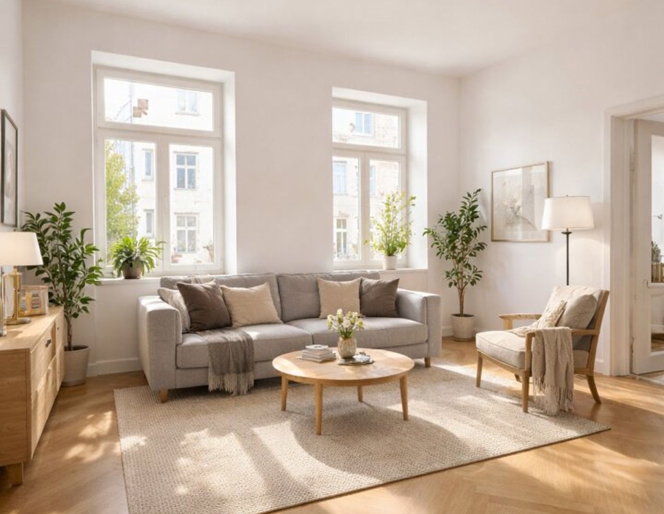 RUHIGES INNENHOF-ALTBAUJUWEL NÄHE MILLENNIUM CITY - ERSTBEZUG NACH DESIGN-SANIERUNG