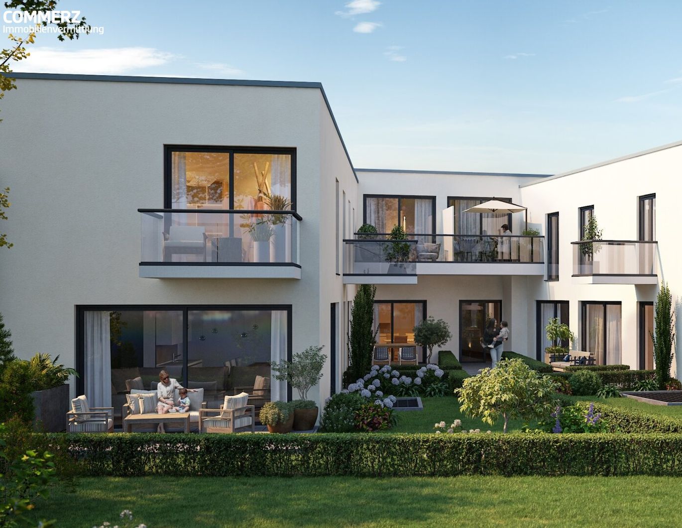 Familienleben mit Garten