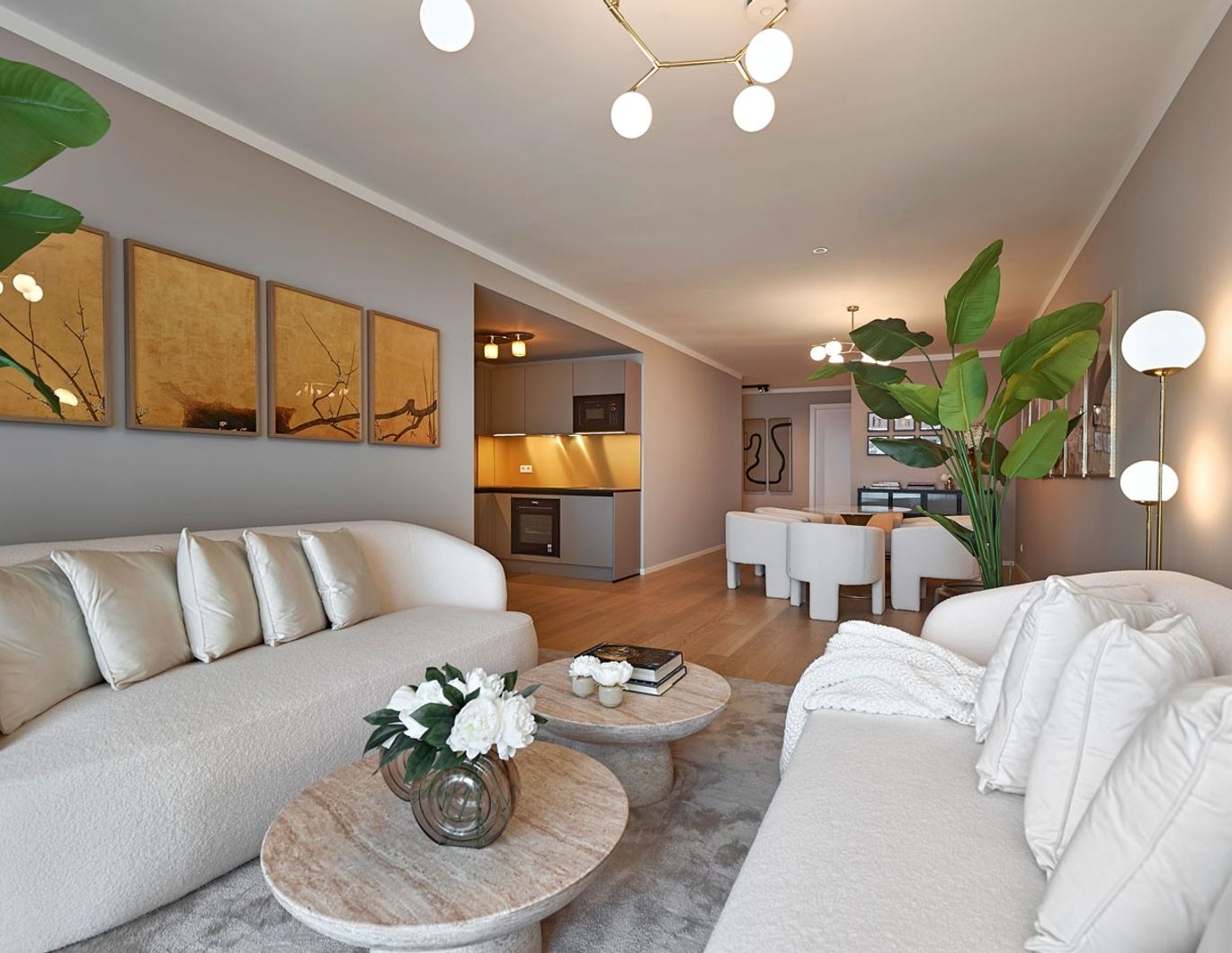 Das KAYSER - Vienna Downtown 3-Zimmer Wohnung mit Blick über den Donaukanal