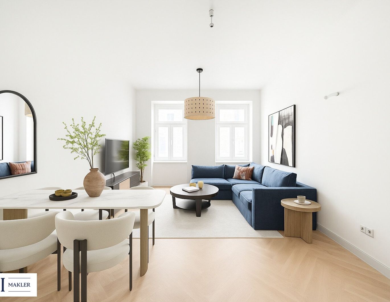 Stilvoller Altbau trifft modernen Luxus - Exklusives Wohnen mit Balkon