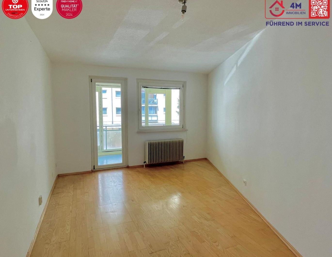 3-Zimmer-Wohnung mit Loggia - innenhofseitig & direkt bei der U6 Dresdnerstraße