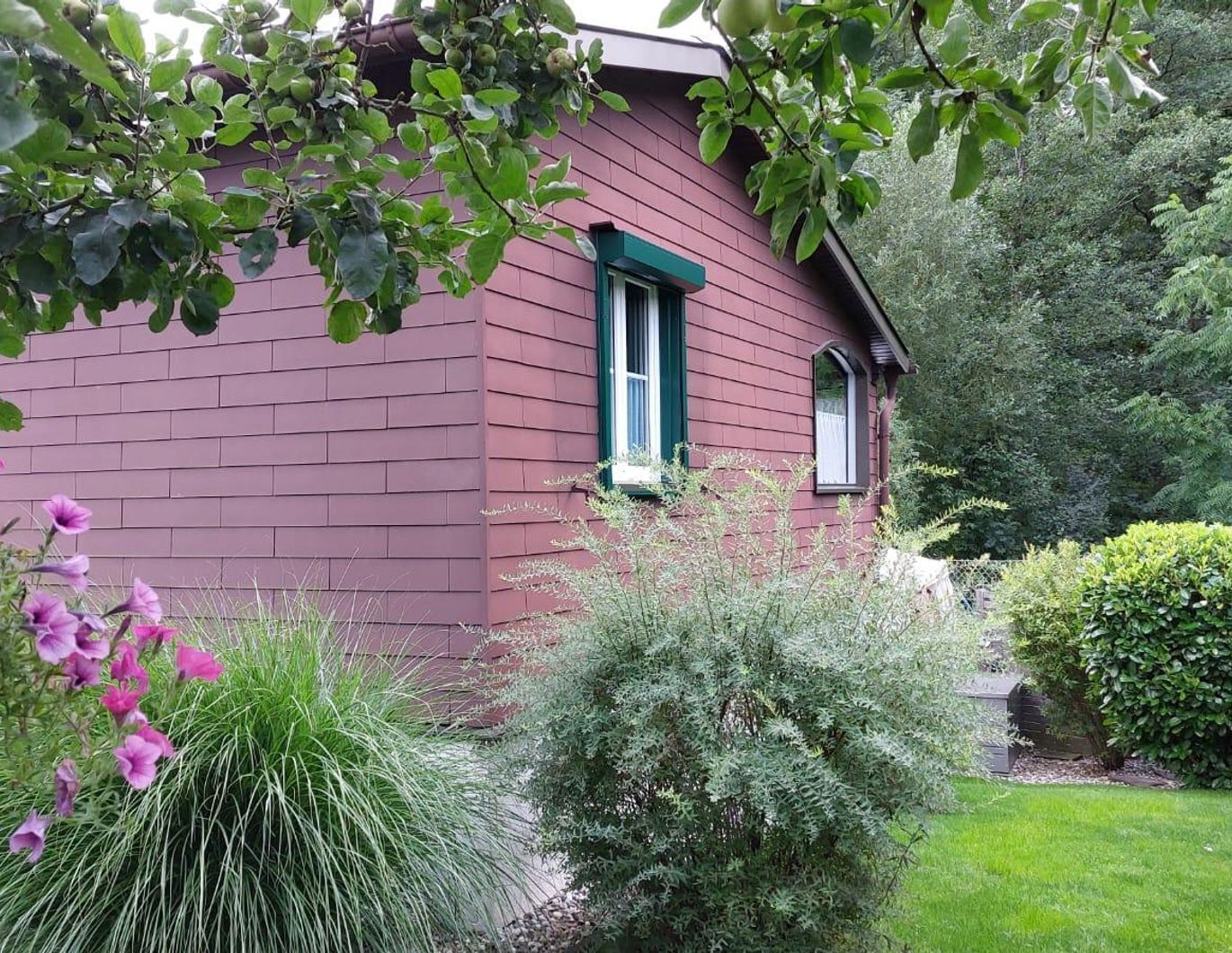 Kleines Paradies in einer idyllischen Kleingartensiedlung