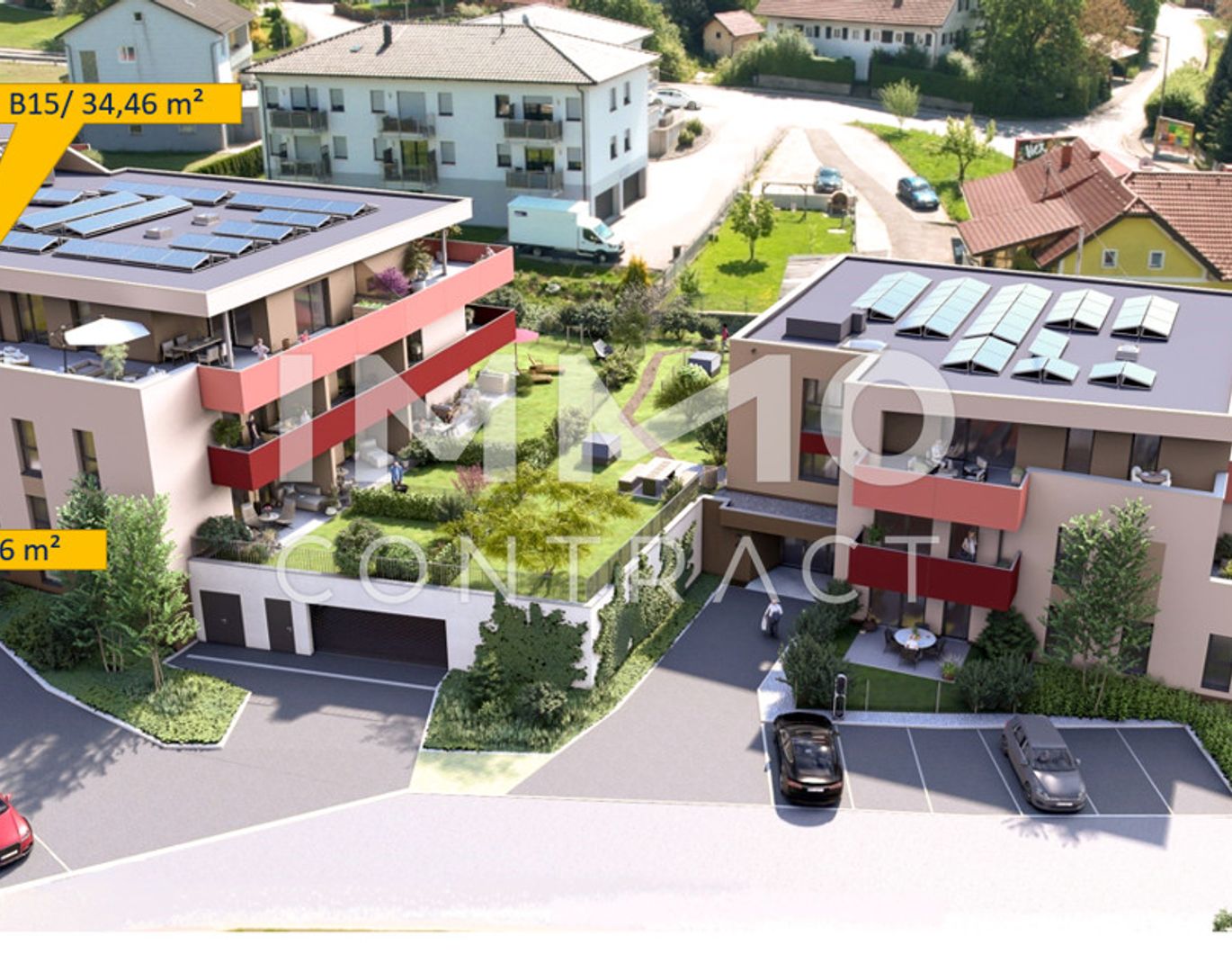 Edle Kleinwohnung mit Loggia in den STADTTERRASSEN PEUERBACH - provisionsfrei! ** JETZT FRÜHKÄUFER-RABATT!**