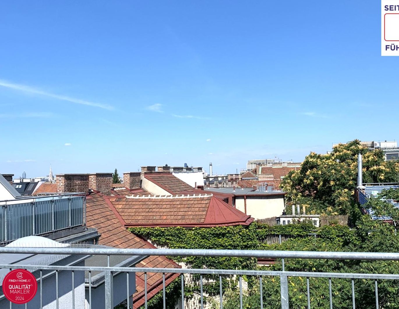 ⛱   Blick auf Stephansdom: Ruheoase über den Dächern des 5. Bezirks   ⛱