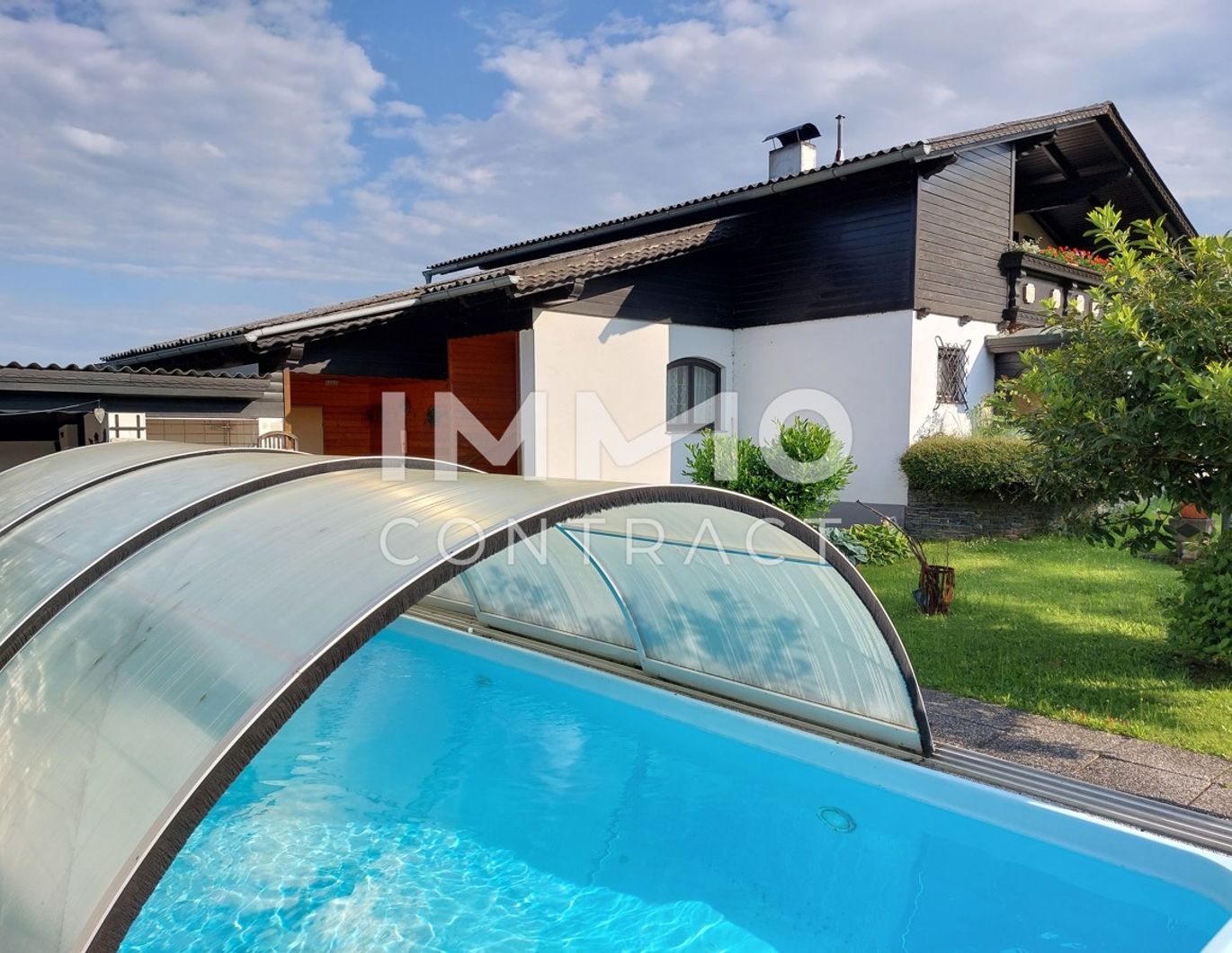 WOHNHAUS + BADEHAUS + POOL + VIEL GRUND IN TRAUMLAGE NAHE ST. OSWALD BEI PLANKENWARTH