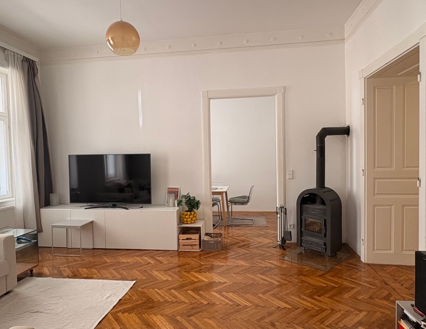 Provisionsfrei: 1080 Wien, nahe 1. Bezirk Rathaus: Eigentumswohnung in Jugendstilhaus, ca. 136 m2