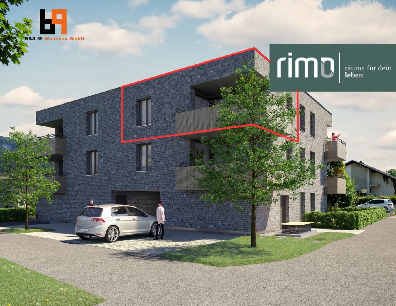 2-Zimmer-Dachgeschosswohnung - Altach, Löwengasse / Top 7