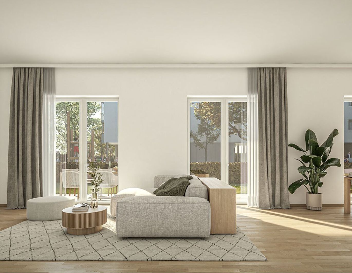 Smart wohnen mit Stil - Gartenwohnung mit grüner Energie