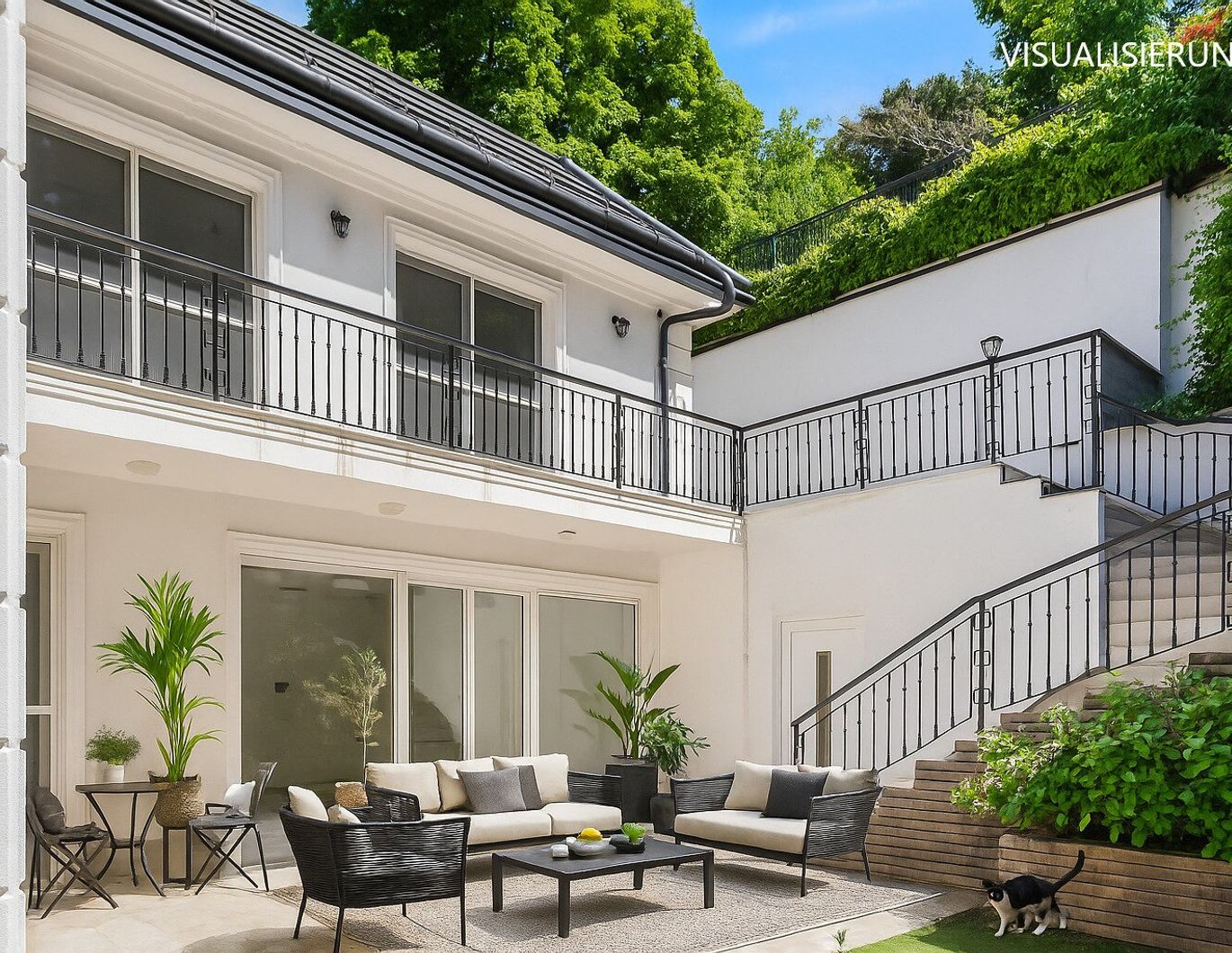 Designvilla mit Eleganz, Licht und Weitblick - höchster Wohnkomfort in nobler Lage