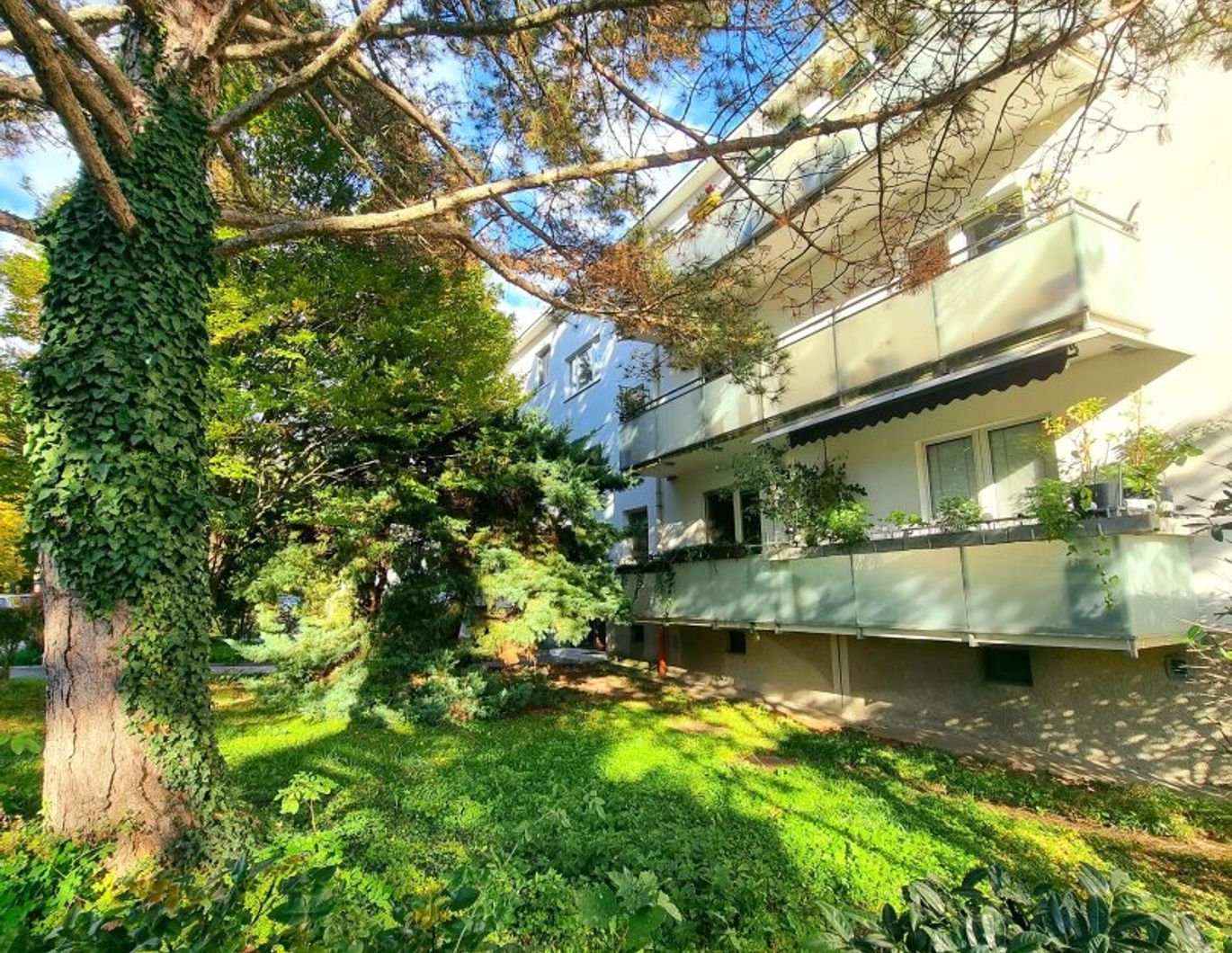 Absolute Grün- und Ruhelage! Gebraucht. Gepflegt. Geliebt! Perfekt aufgeteilte 3-Zimmer + separate Küche / 2 Balkone / Viele Möglichkeiten! Ruhig wohnen, gut leben!