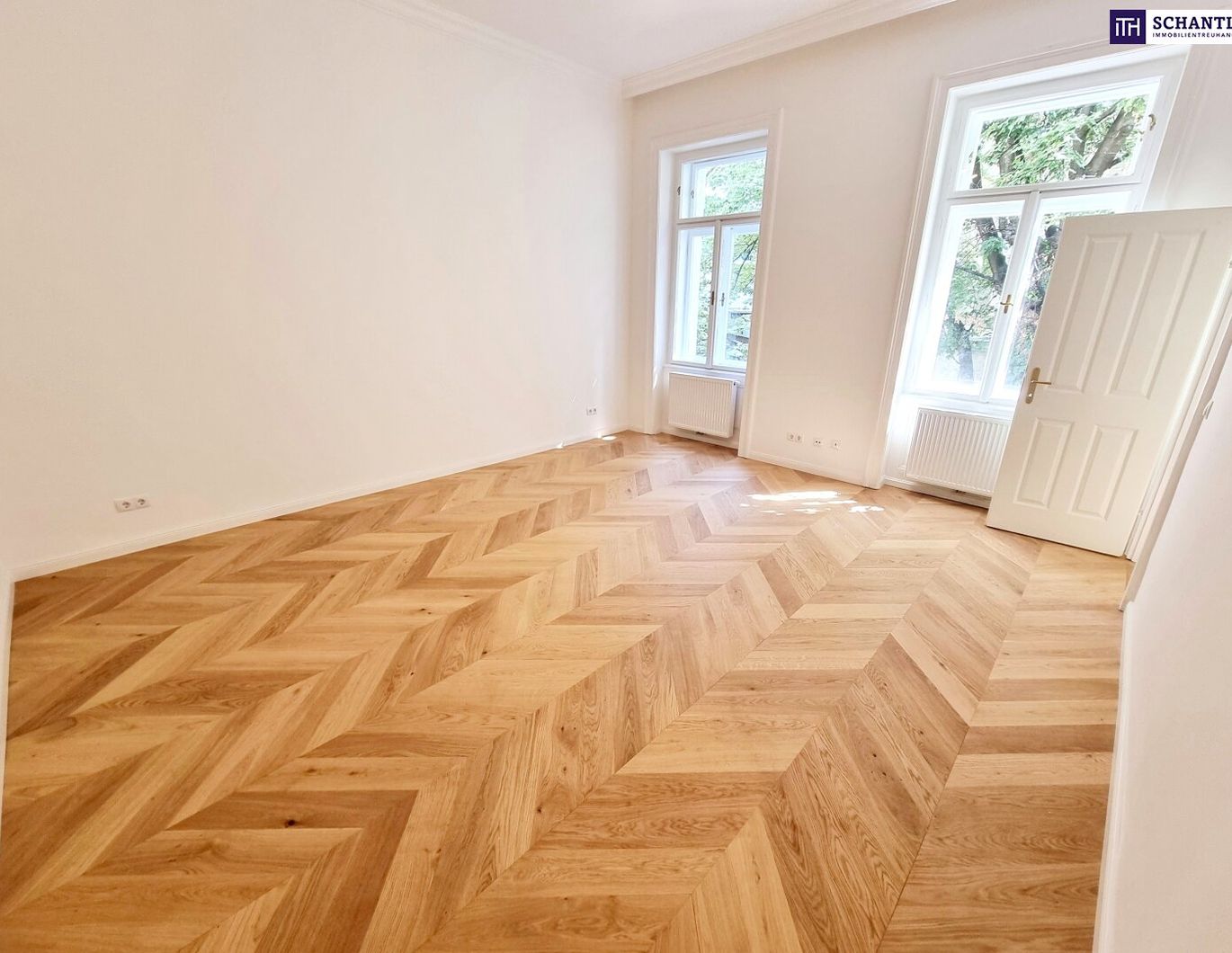 Wiener Flair, Hofruhe und ein Blick zum Verlieben - Frisch saniert! Ein MUST HAVE! Absolute Hof-Ruhelage mit Blick ins Grüne! Traumaft schönes Altbauhaus + Bestlage in 1030 Wien!