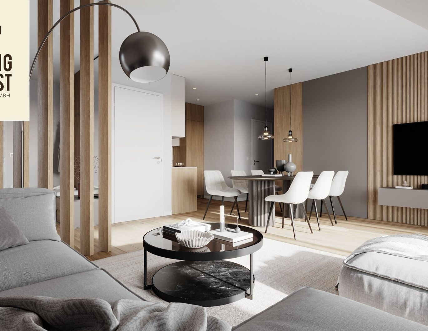 LIV - Parkview | Exklusives 3-Raum-Penthouse mit 32 m² Sonnenterrasse