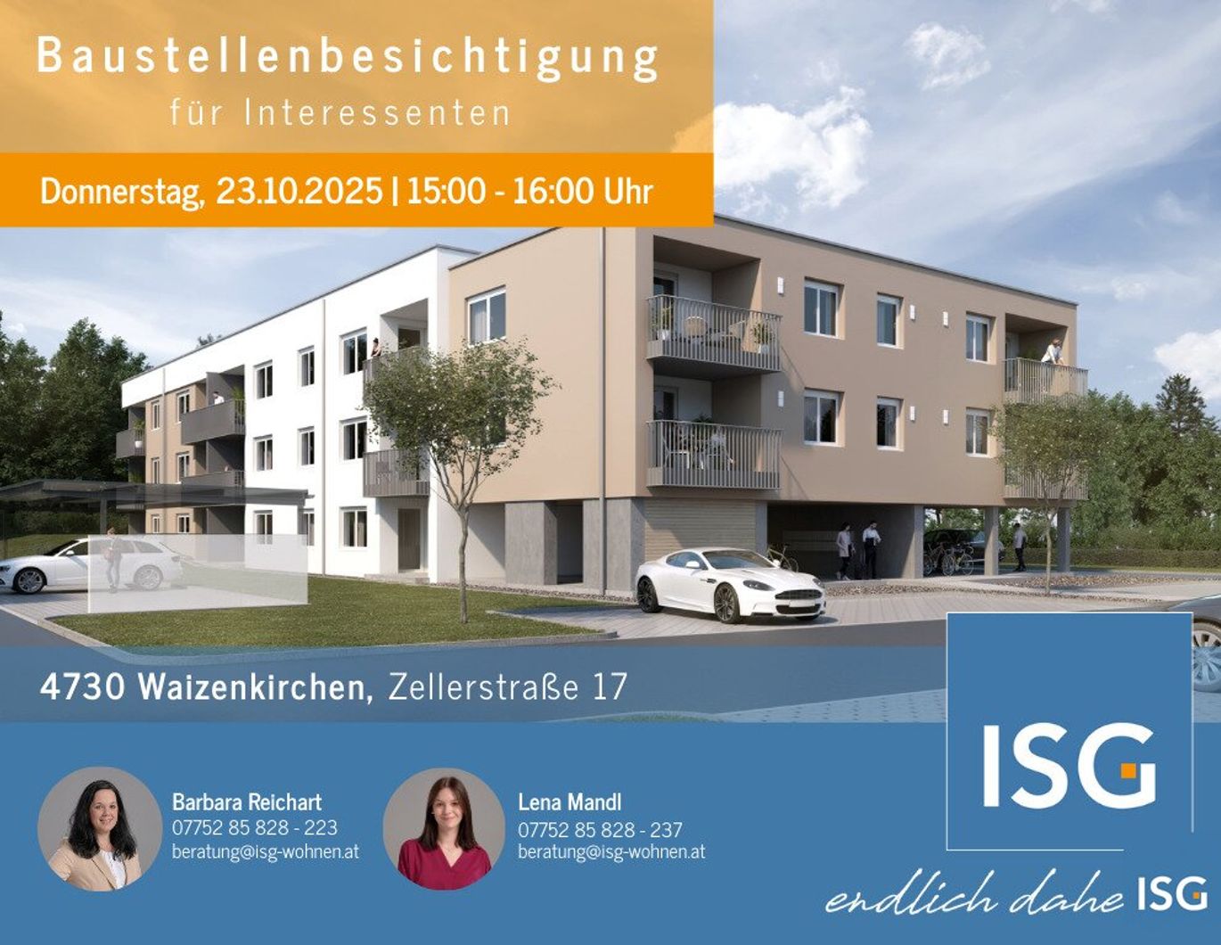 2-Zimmer Wohnung im EG mit Carport, Top 6, Miete mit Kaufoption! NEUBAU - Erstbezug