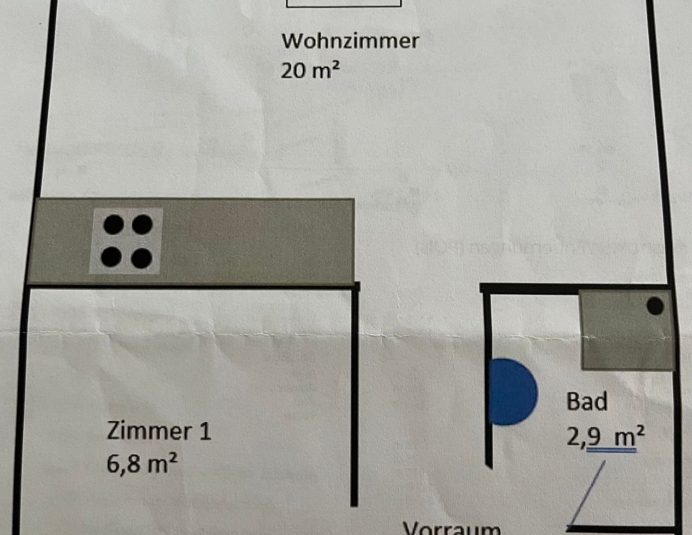 Wohnung mit Blick zum Park - ideale Studentenwohnung
