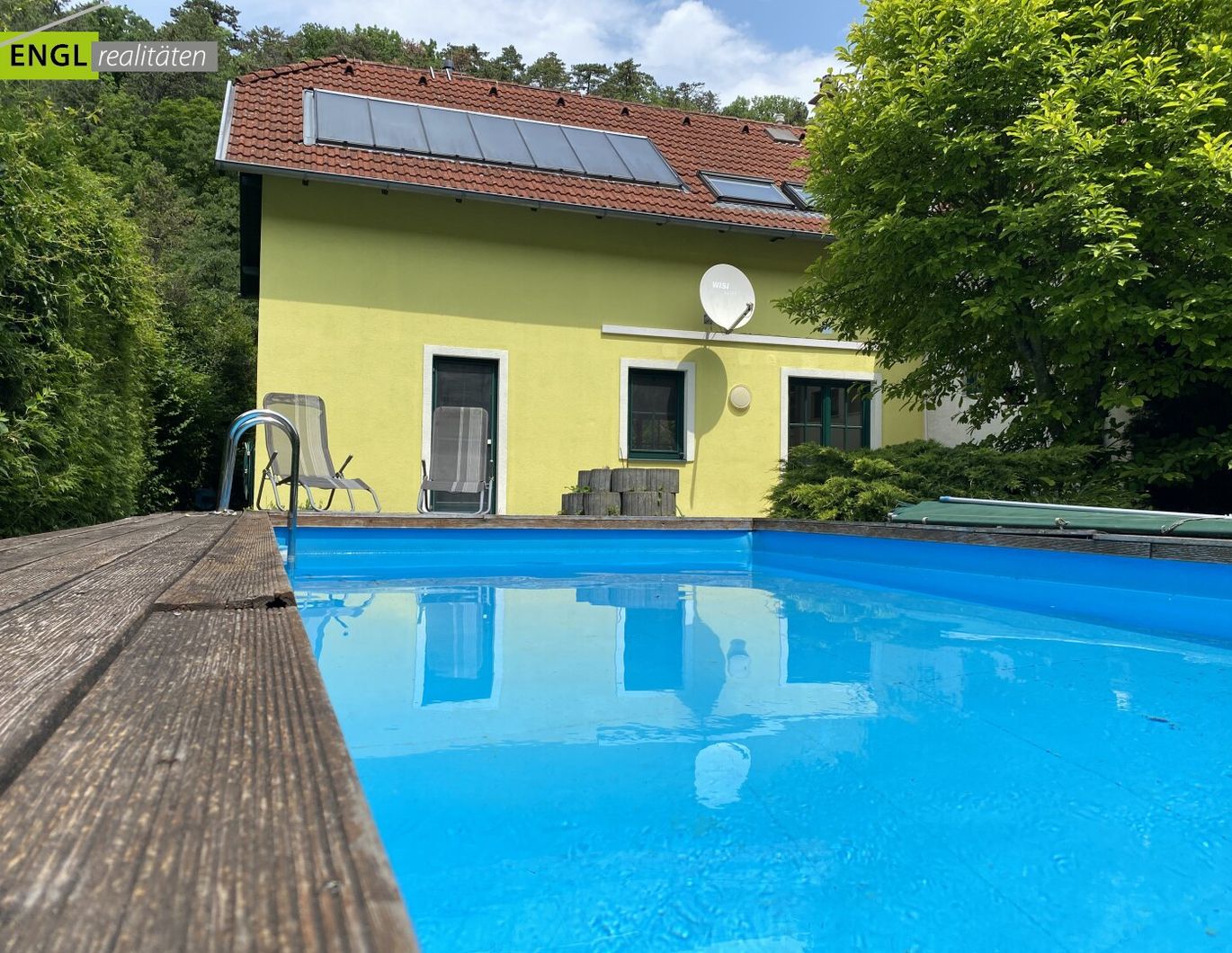 Doppelhaushälfte Hinterbrühl/Weissenbach mit Pool großer Terrasse und gemütlichen Garten