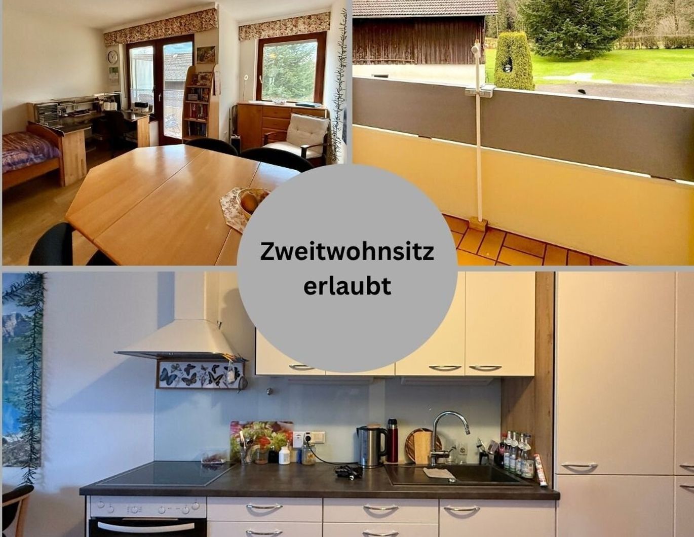 Bregenz: Langen bei Bregenz: 1-Zimmer-Wohnung ca. 28 m2, Balkon ca. 4,60 m2 - TOP 2