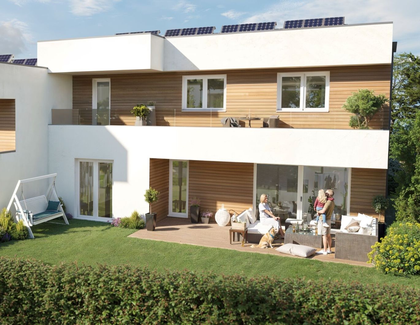 Familientraum - Modernes Wohnen in Hofkirchen/Trk. - Doppelhaus mit Einfamilienhaus Charakter