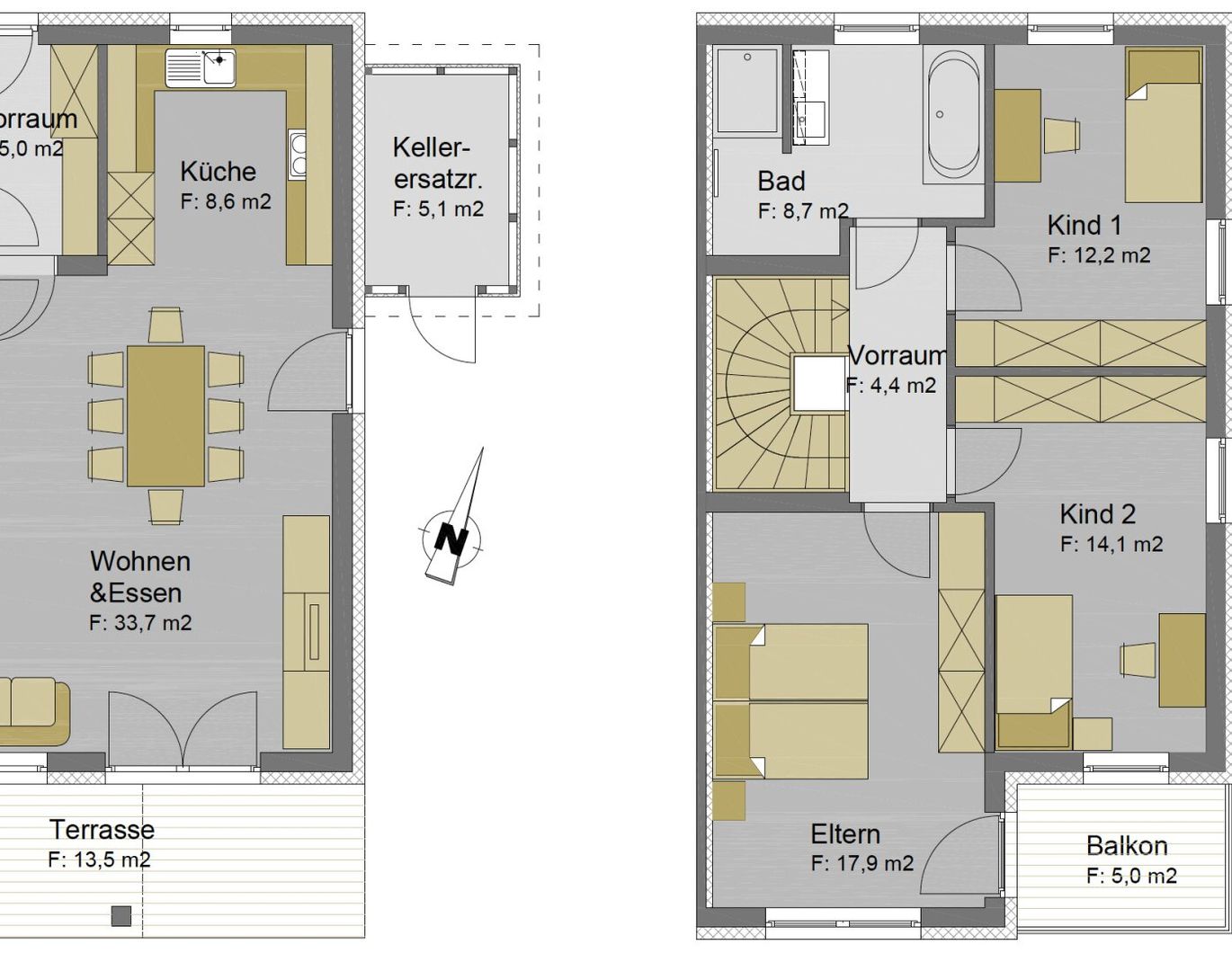 ERSTBEZUG: Doppelhaushälfte mit Garten und Terrasse!