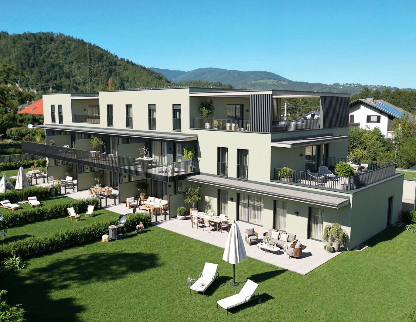 Neubauprojekt in Graz-Gösting - Wohnen im Grünen mit Stil und Privatsphäre! - Rohbauphase