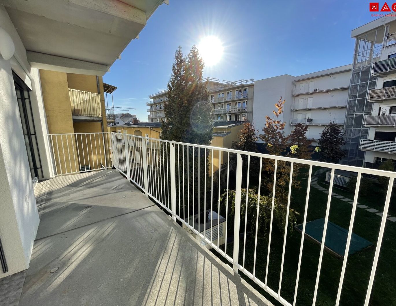 Einladende 3-Zimmer Wohnung mit großem Westbalkon!