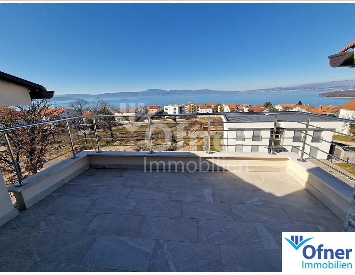 Neubau, Wohnung mit offenem Meerblick, Njivice