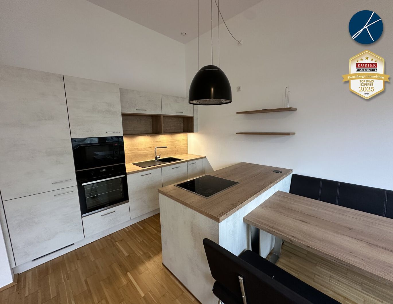 Moderne Neubau-Mietwohnung mit Innenhofausrichtung