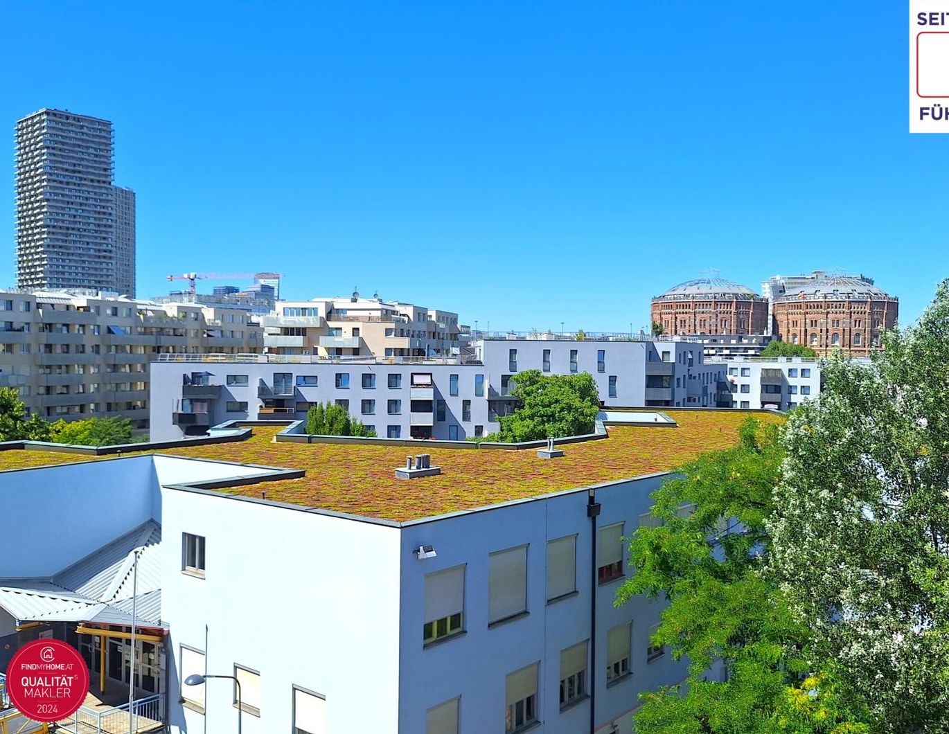 2-Zimmer-Wohnung mit Weitblick inmitten Wiens