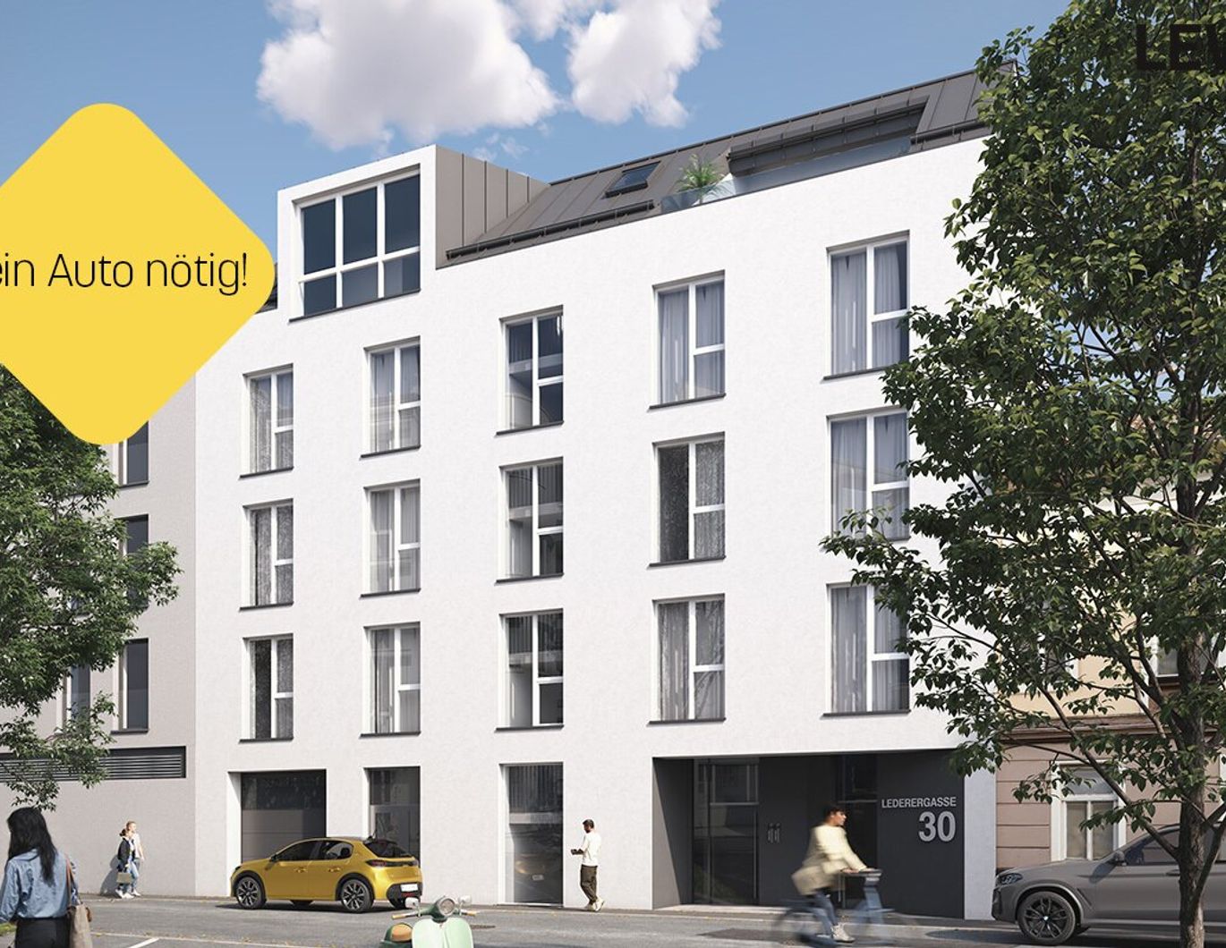 L30. DAS LEDERERHAUS - Top 02 - Mitten in der Stadt!