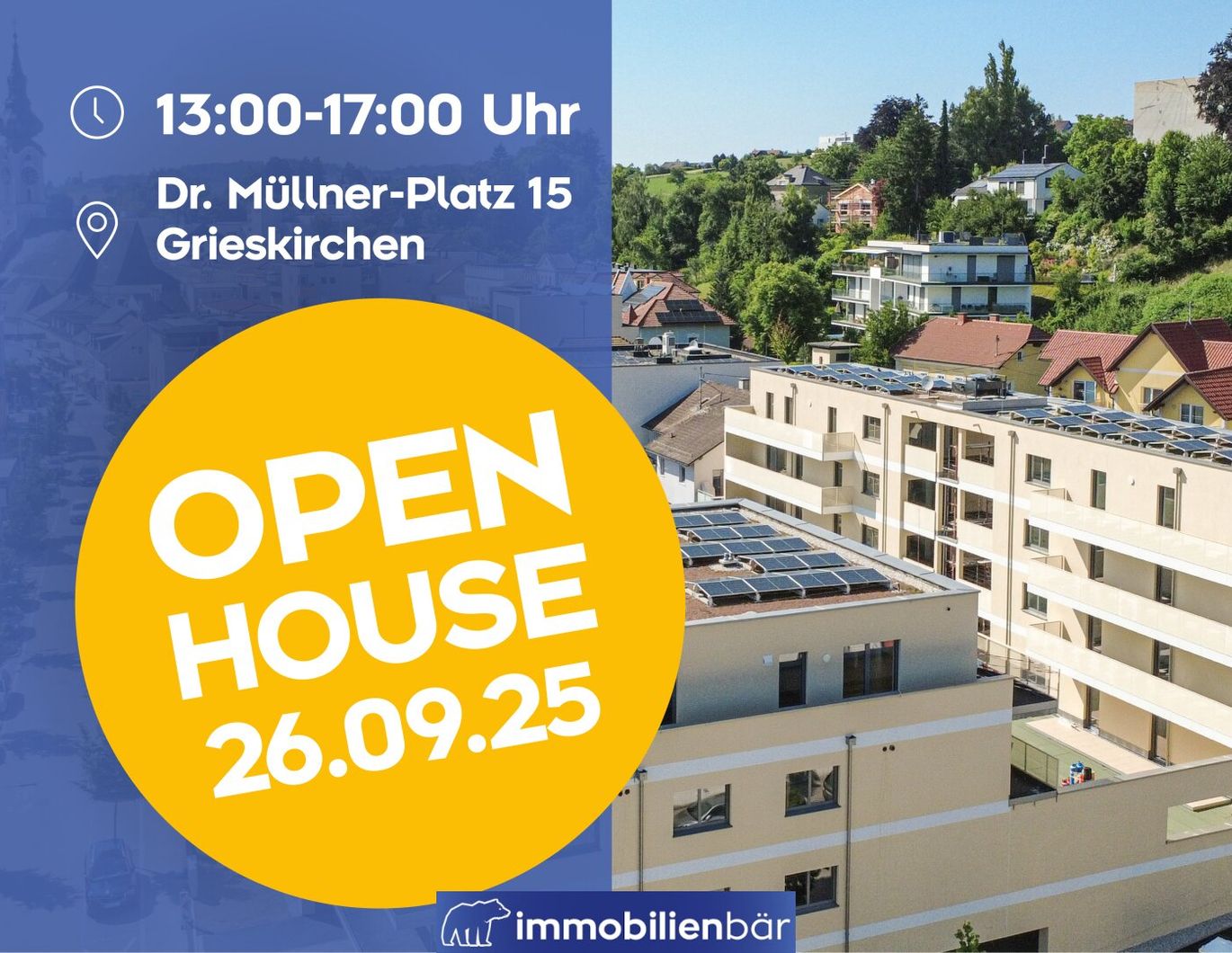 Wohnen im Zentrum von Grieskirchen - Top 5 Haus Zauneggerstraße / 2 Zimmerwohnung mit traumhafter Aussicht