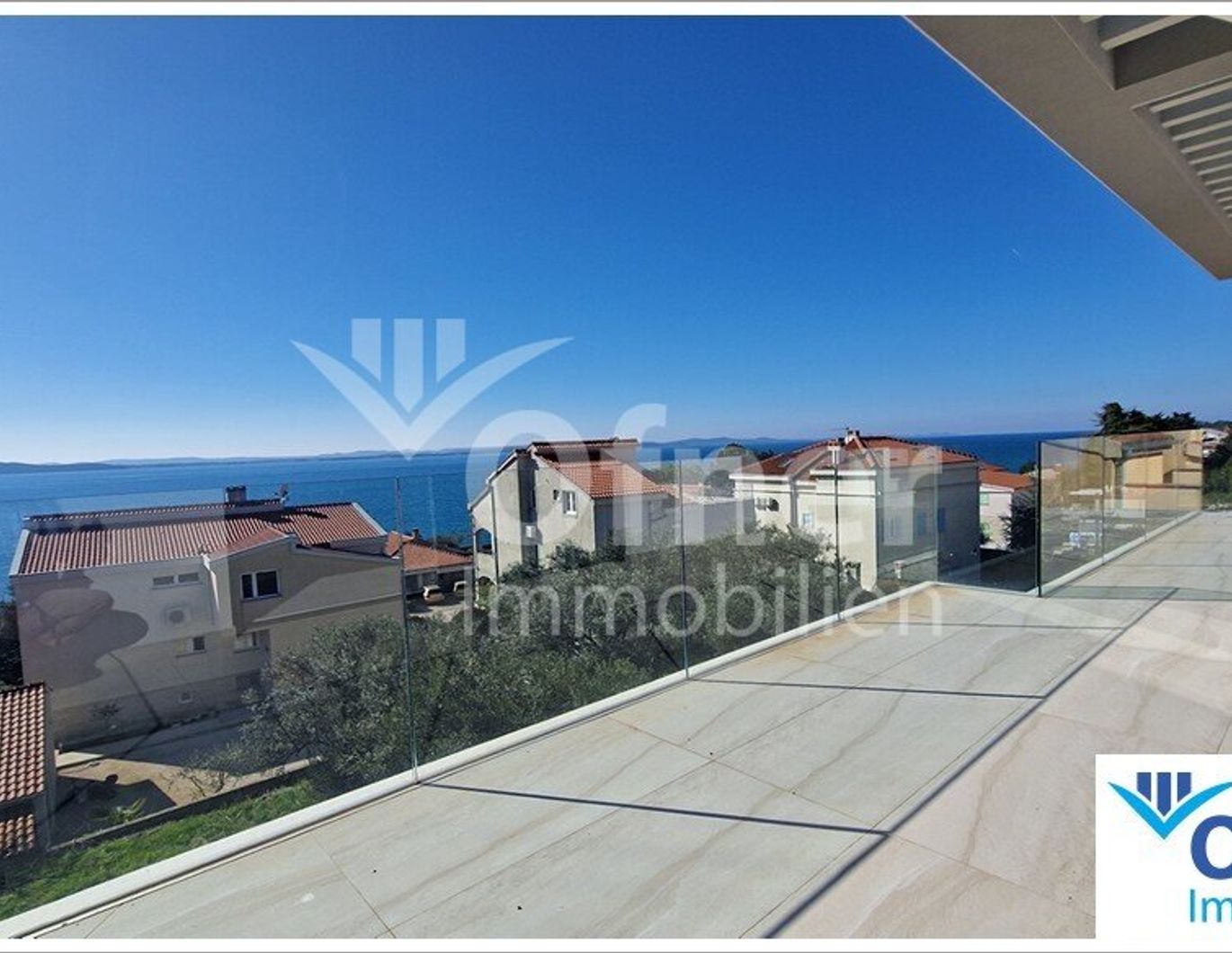 Tolle Penthouse-Wohnung in Kožino, nur 100 m vom Meer entfernt