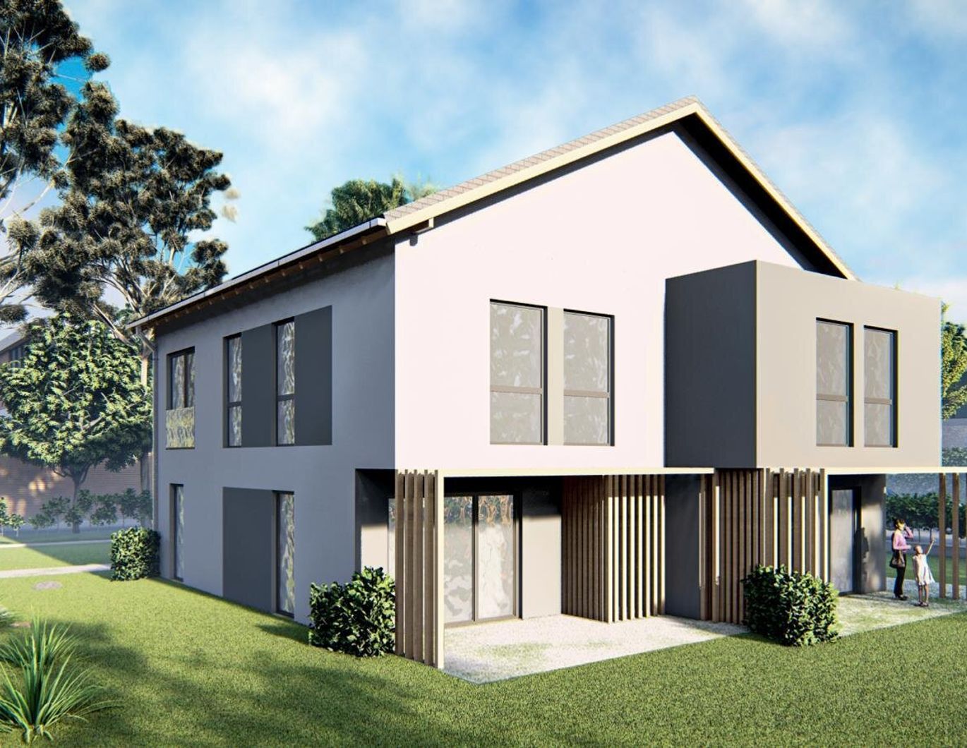 Traumhaftes Zuhause in Feldkirchen! Erstbezug DHH mit Garten, Terrasse & Carport Schlüsselfertig für nur 399.900.- €!